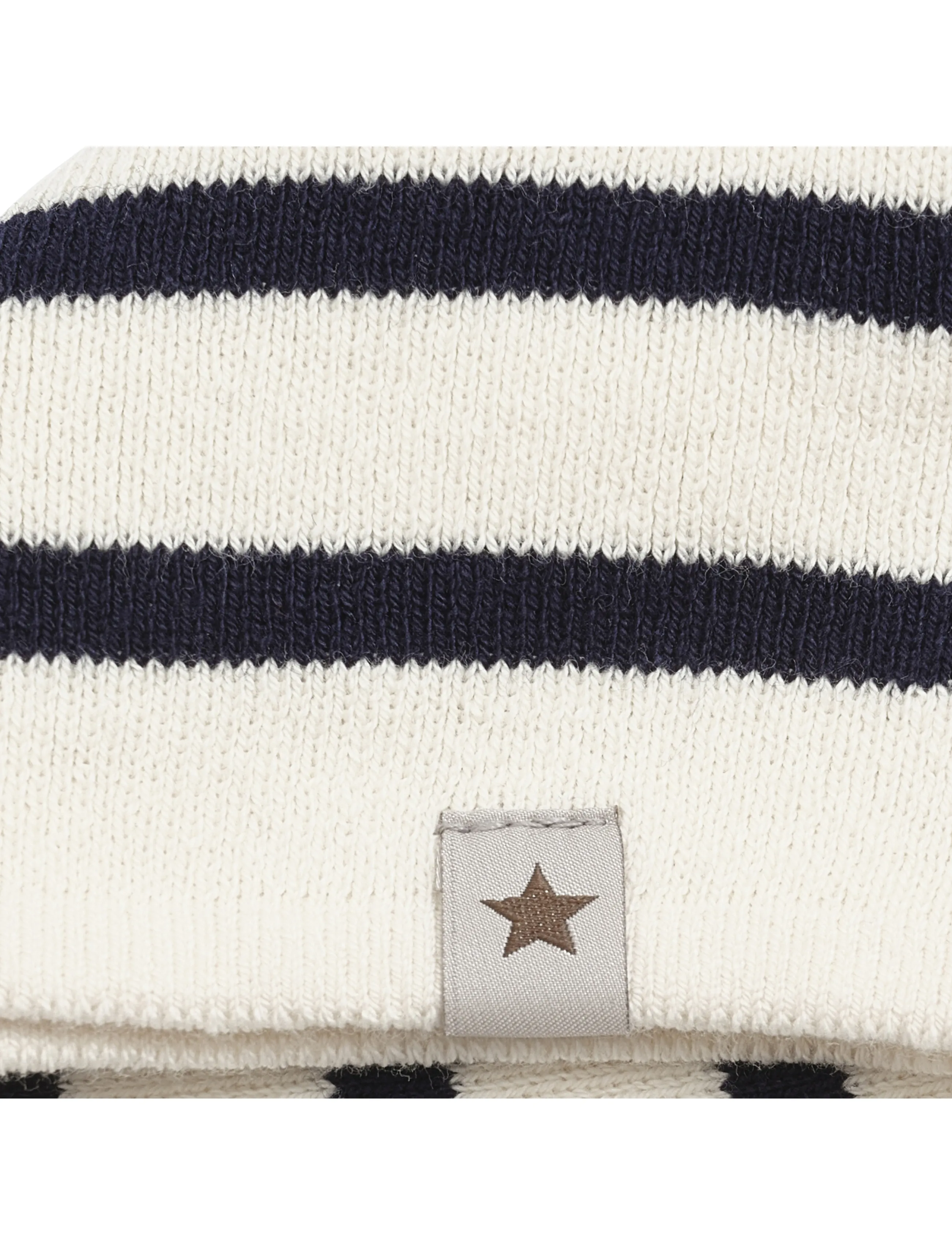 Huttelihut - Beanie Stripe Knit - beanies - navy blazer - 2
