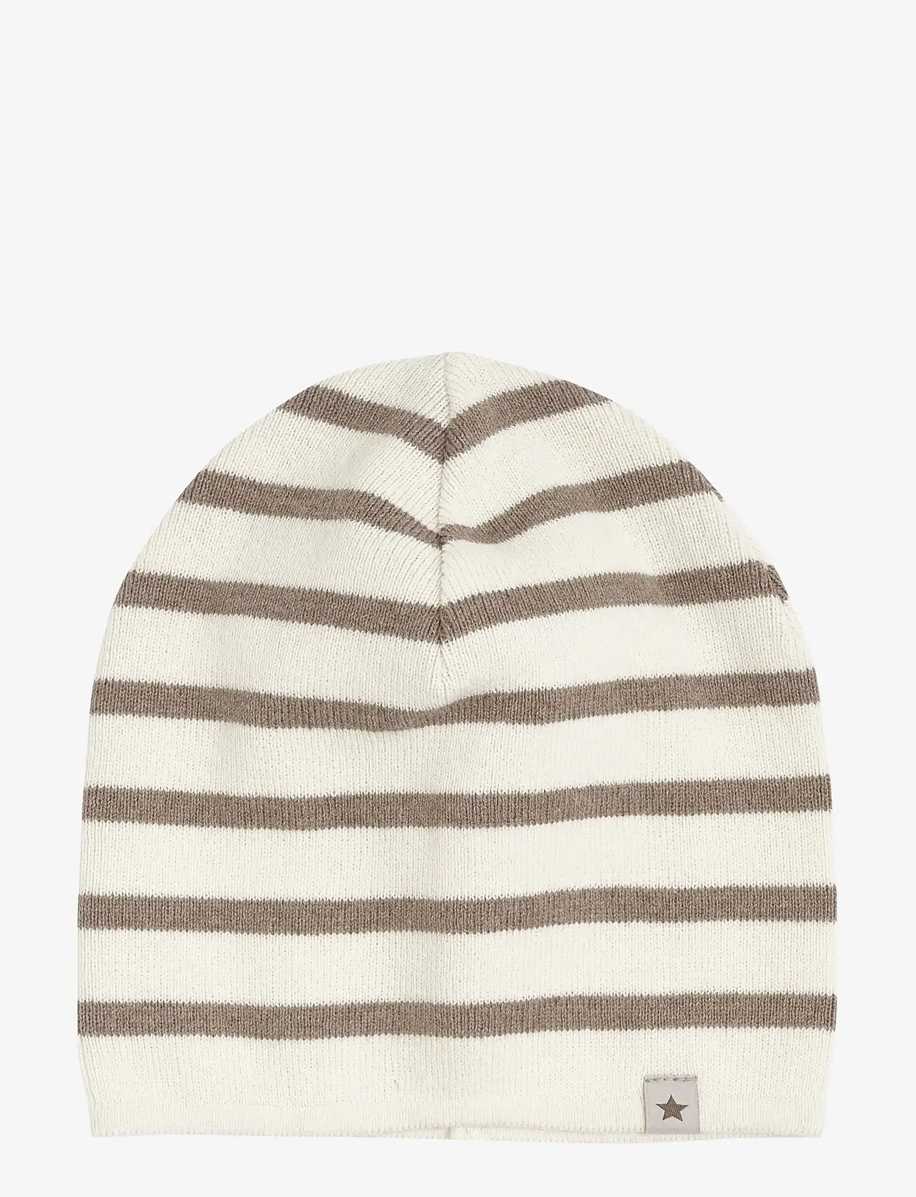 Huttelihut - Beanie Stripe Knit - beanies - savannah melange - 0