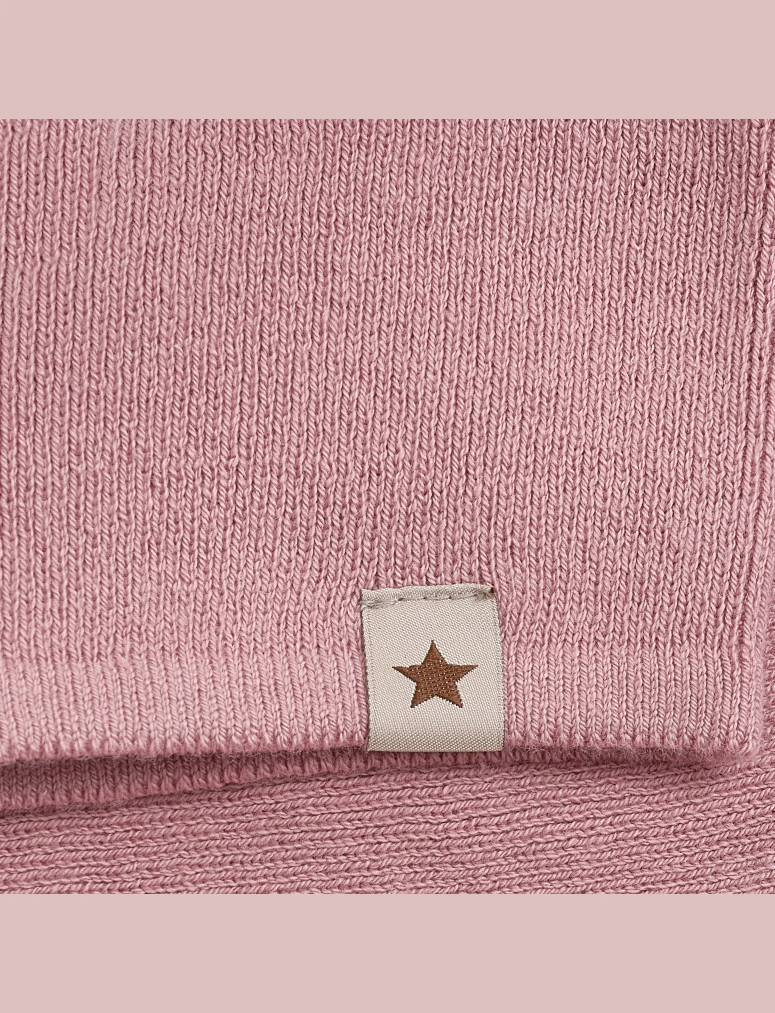 Huttelihut - Beanie Solid Knit - accessories - deauville mauve - 2