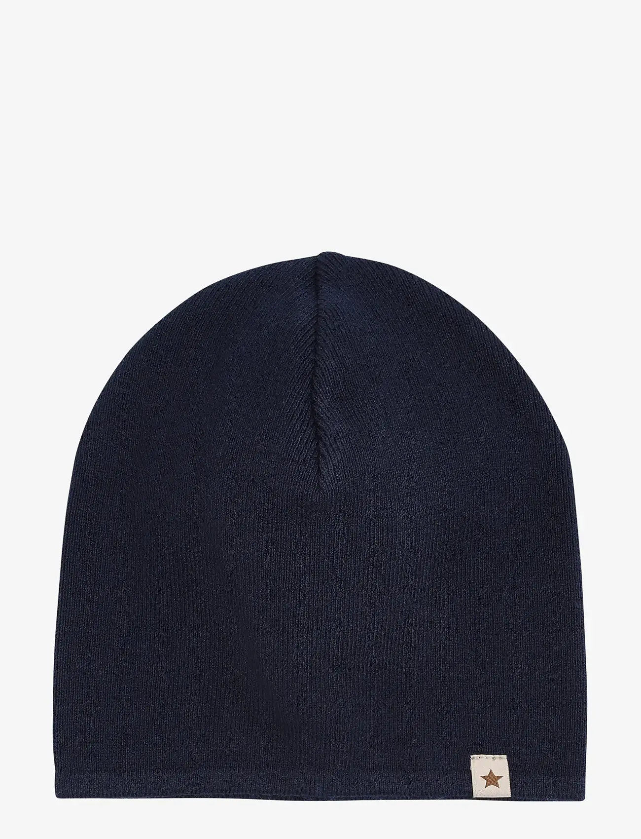 Huttelihut - Beanie Solid Knit - beanies - navy blazer - 0