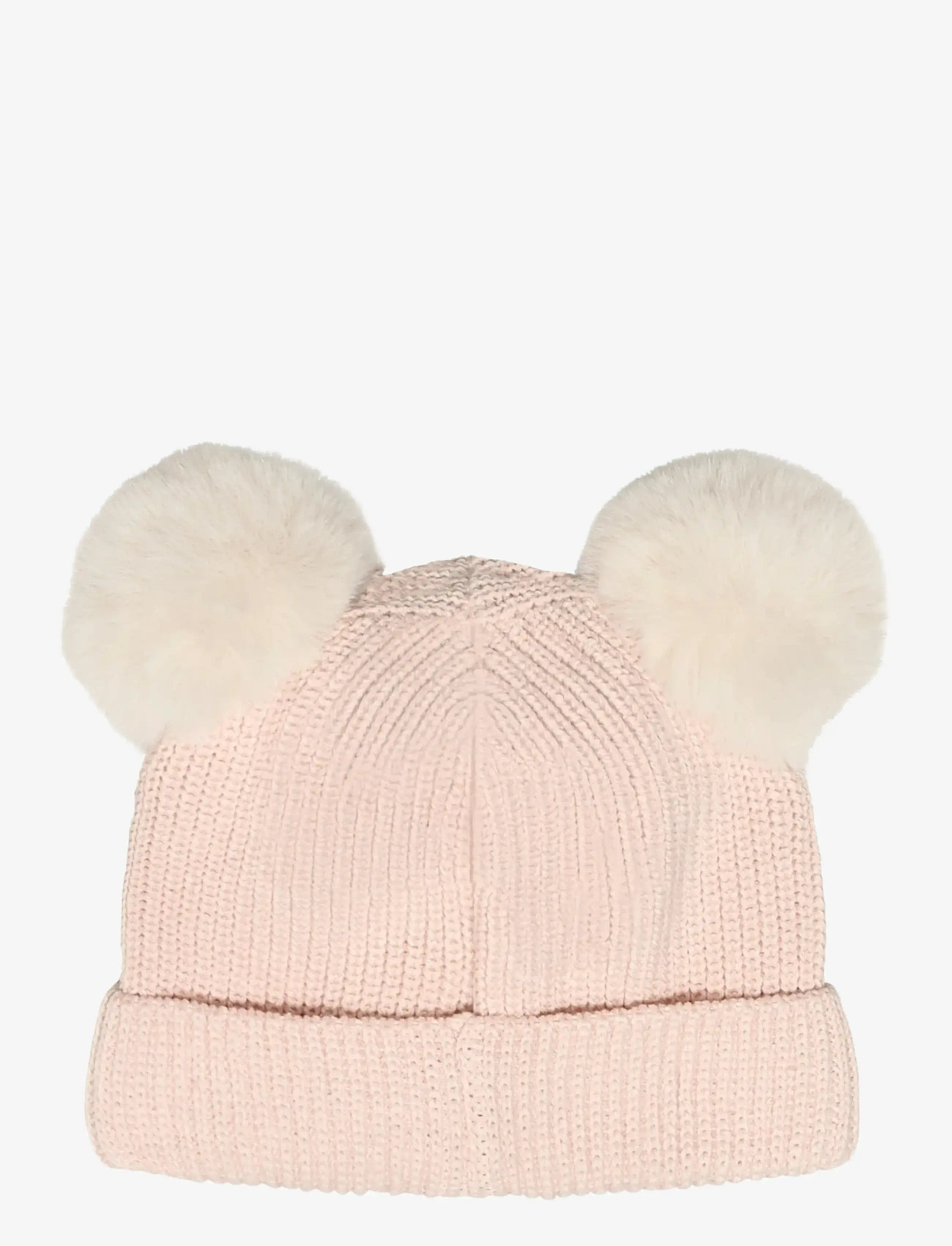 Huttelihut - Hat Knit w. Pompoms - beanies - peach blush - 1