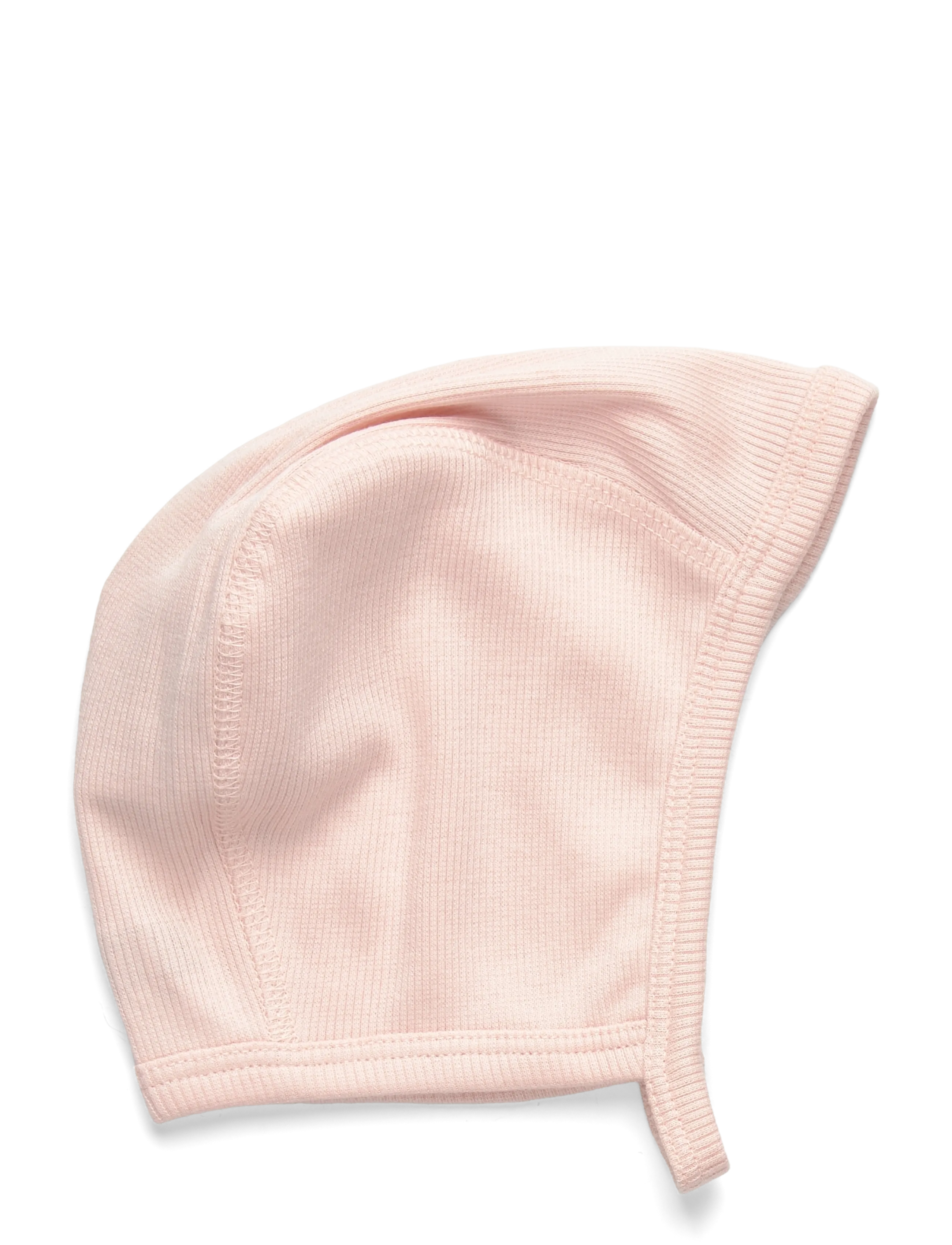 Huttelihut Bonnet Rib - Hats - PEACH BLUSH / pink/rose