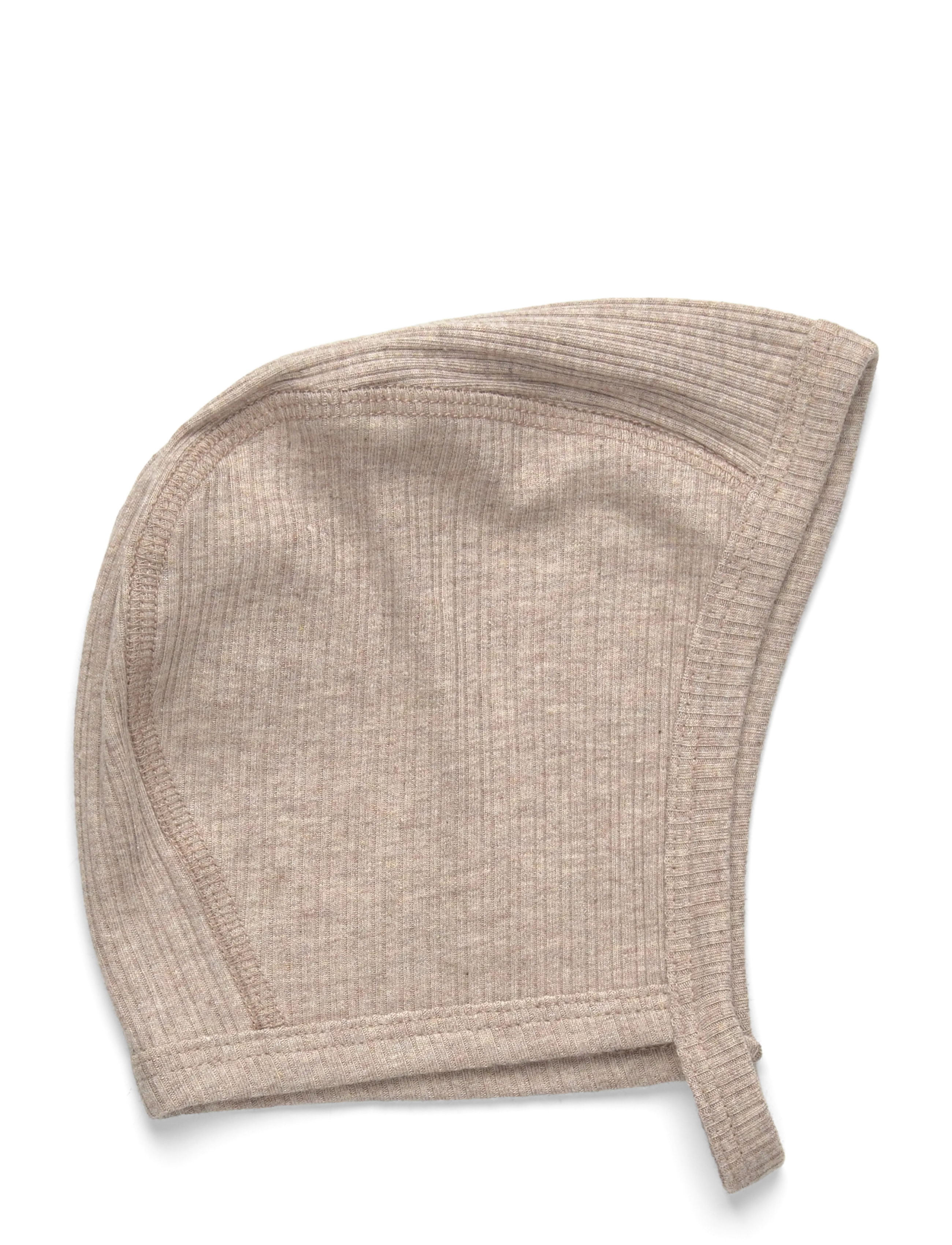 Huttelihut Bonnet Rib - Baby hats - WHITE PEPPER MELANGE / beige