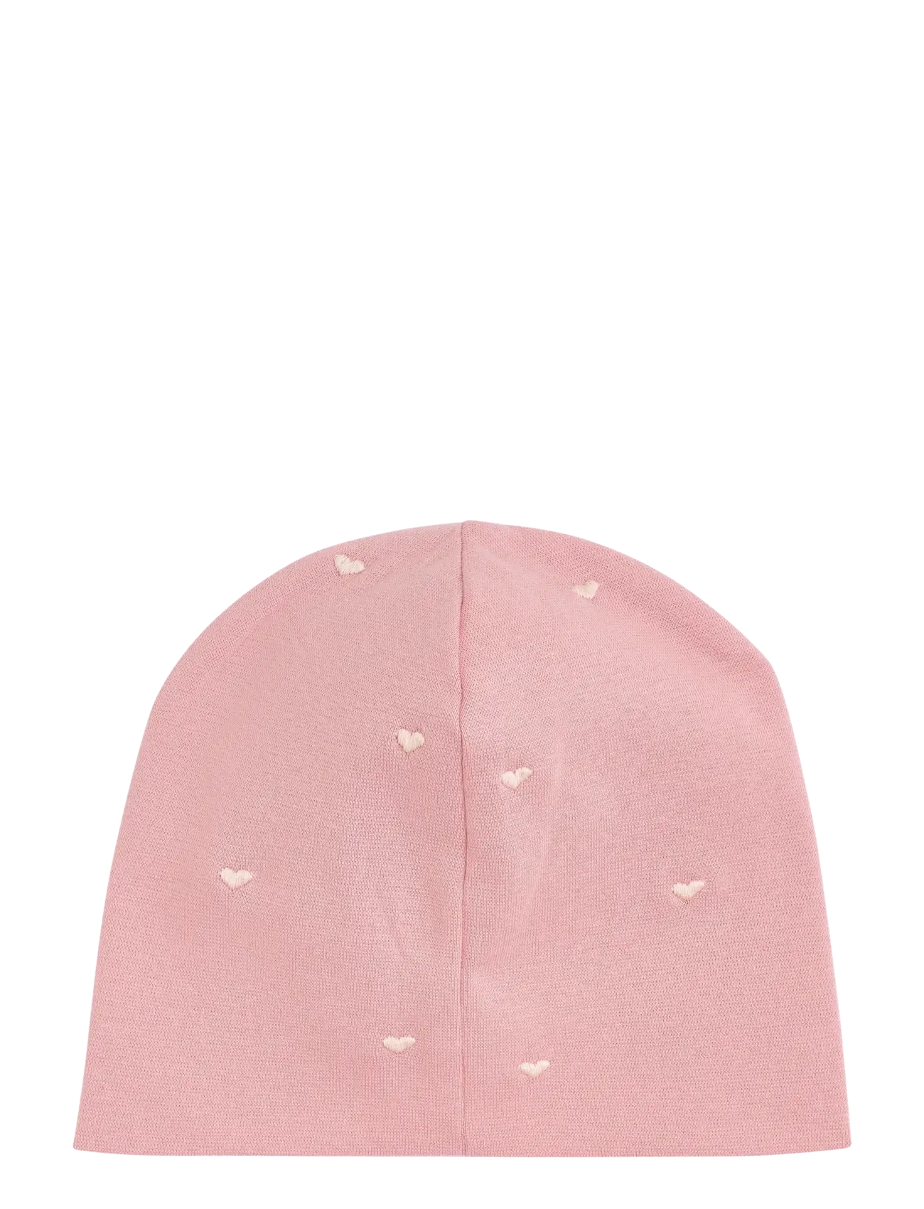 Huttelihut - Beanie Rib Embroidery - húfur - pale mauve - 1