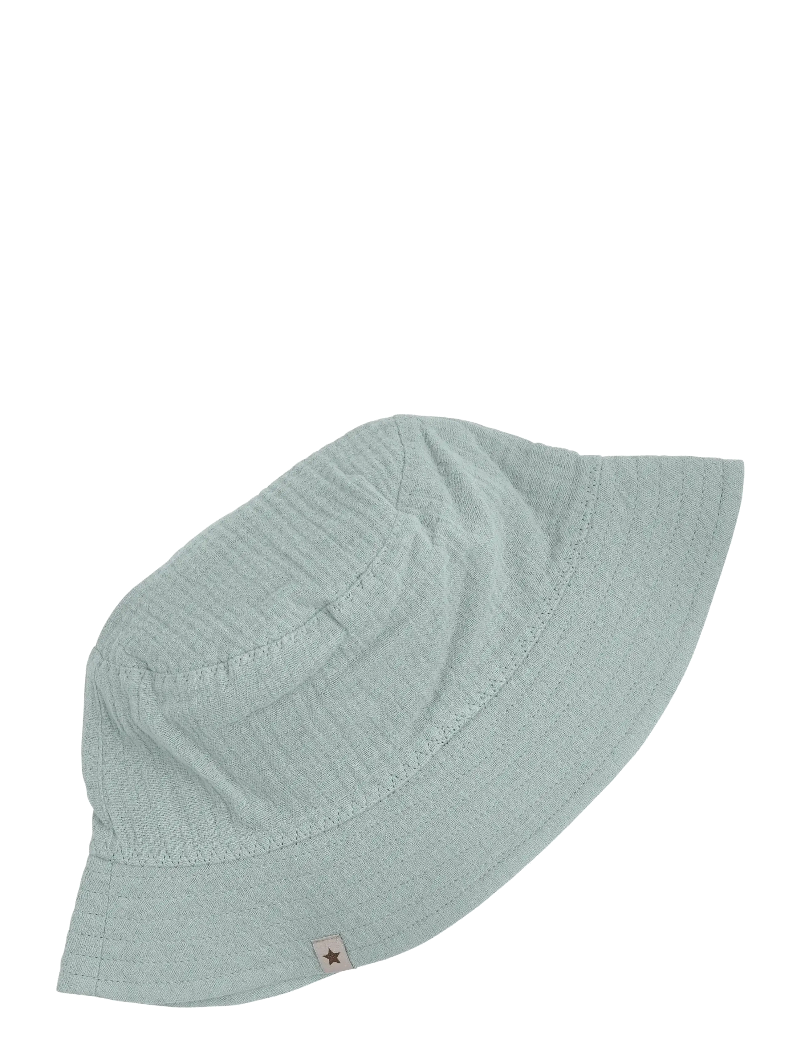 Huttelihut Bucket Hat Muslin - Huer - GRAY MIST / blue