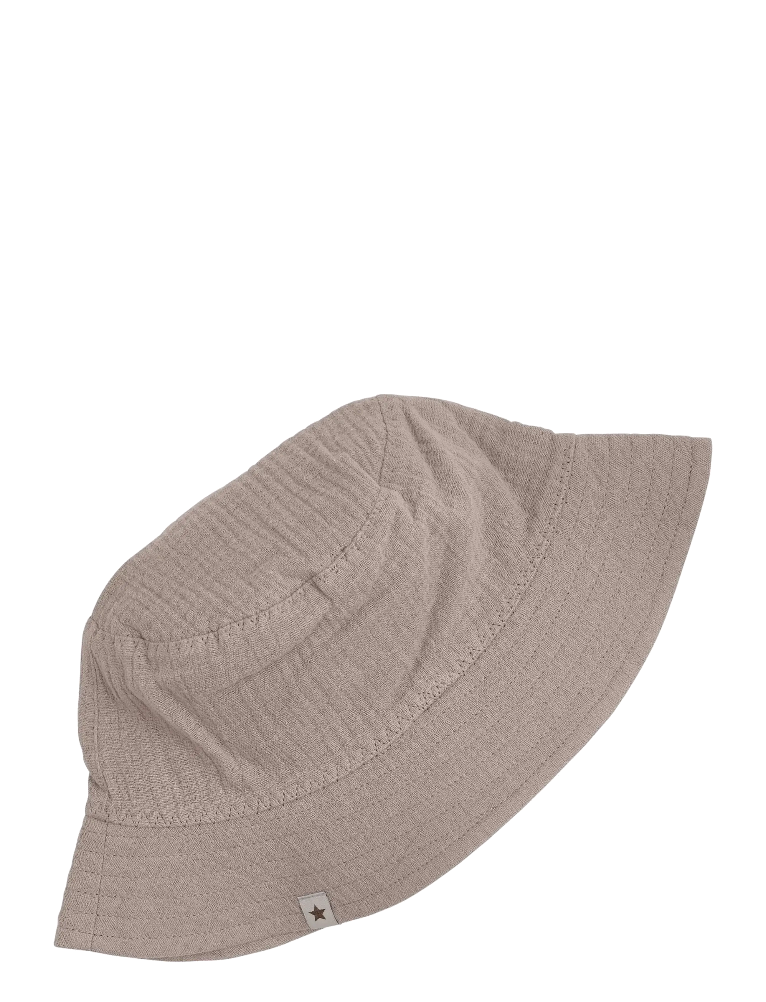 Huttelihut Bucket Hat Muslin - Accessories - MOON ROCK / beige
