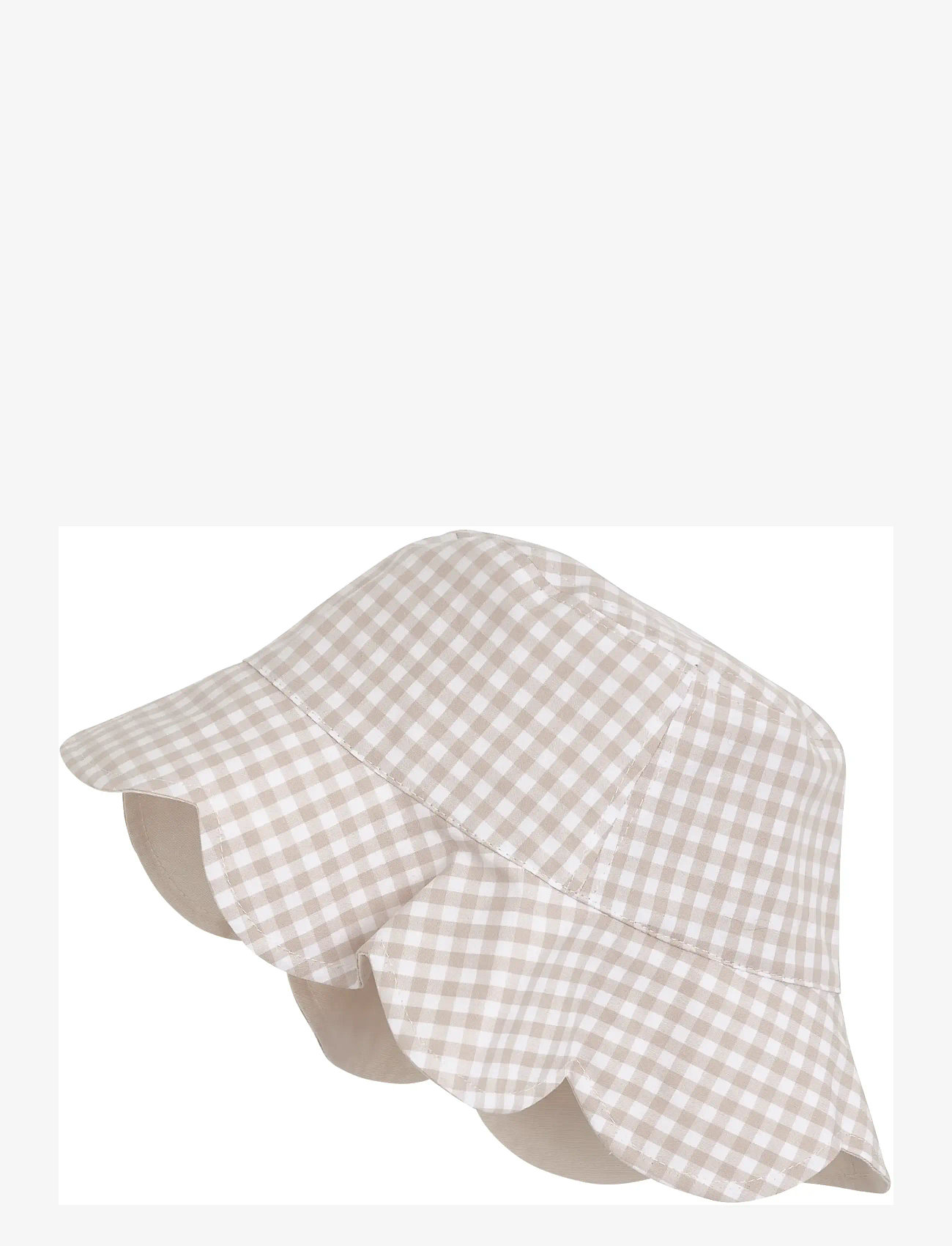 Huttelihut - Bucket Sun Hat Check - UPF 50+ - vinter tilbehør - white pepper - 2