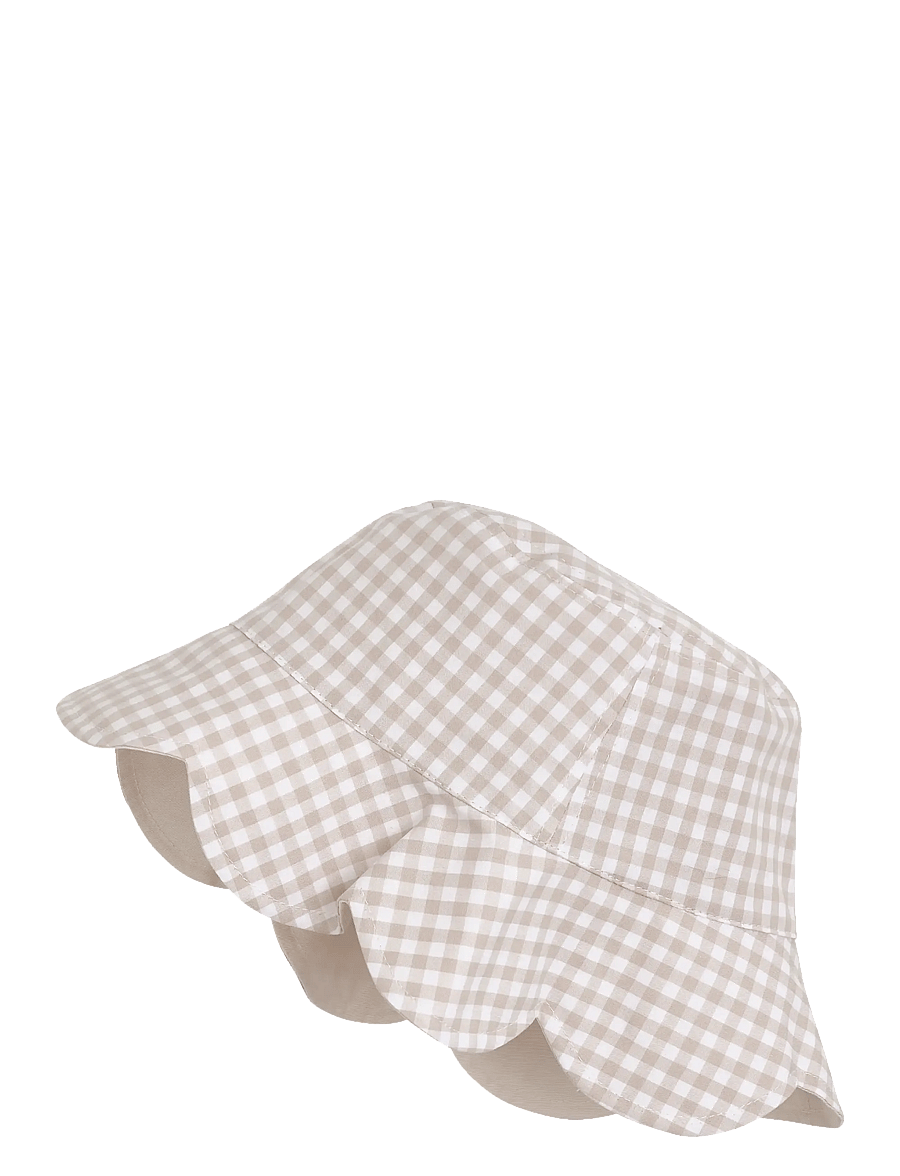 Huttelihut - Bucket Sun Hat Check - UPF 50+ - vinteraccessoarer - white pepper - 2