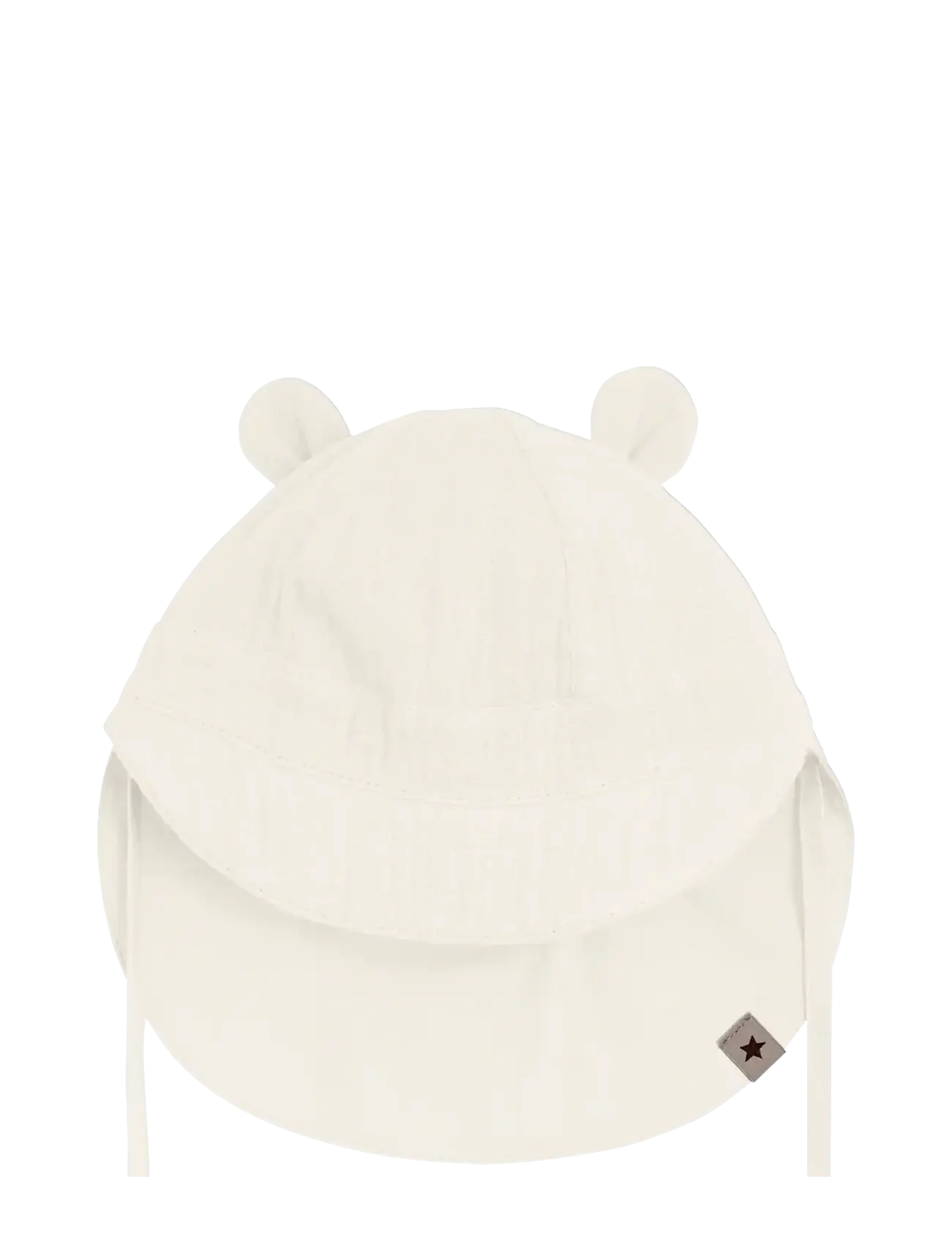 Huttelihut Summer Hat Ears Muslin - Kids 98-134 - ANTIQUE WHITE / cream