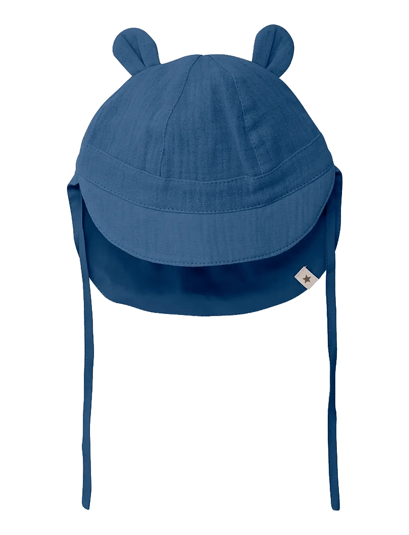 Huttelihut - Summer Hat Ears Muslin - solhatte - bering sea - 2