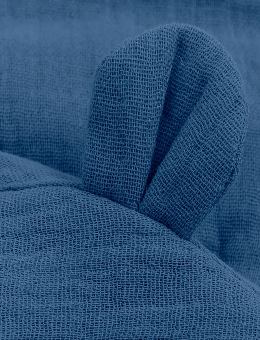 Huttelihut - Summer Hat Ears Muslin - sonnenhüte - bering sea - 3