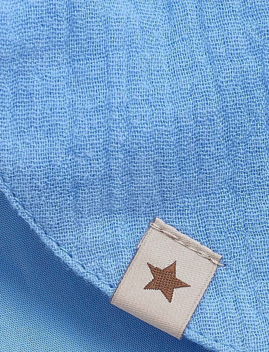 Huttelihut - Summer Hat Ears Muslin - sonnenhüte - della robbia blue - 3