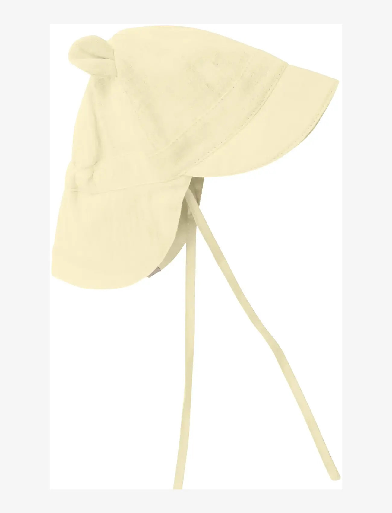 Huttelihut - Summer Hat Ears Muslin - solhatte - double cream - 0