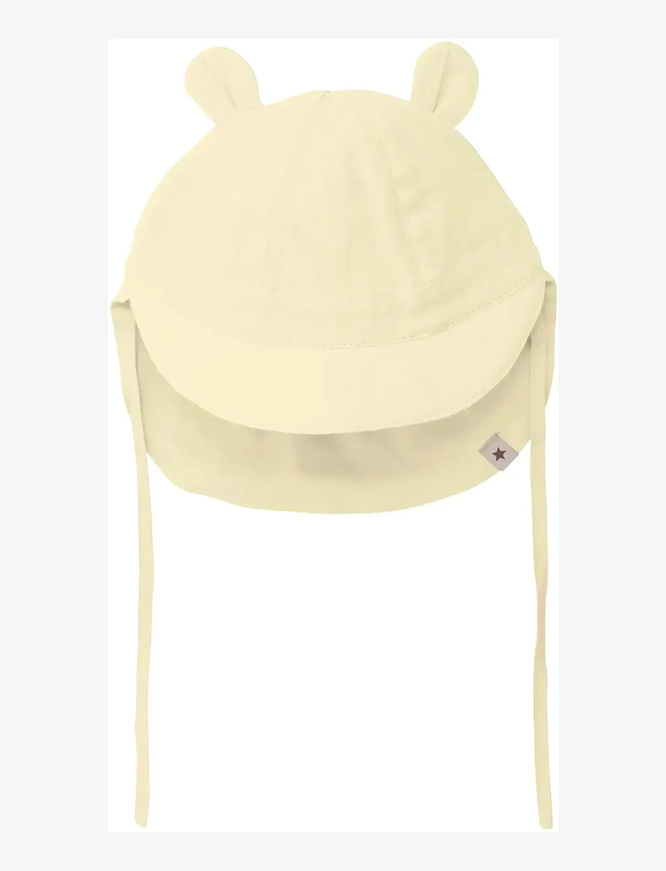 Huttelihut - Summer Hat Ears Muslin - solhatte - double cream - 1