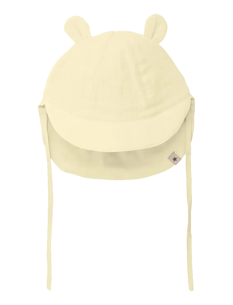 Huttelihut - Summer Hat Ears Muslin - solhatte - double cream - 1