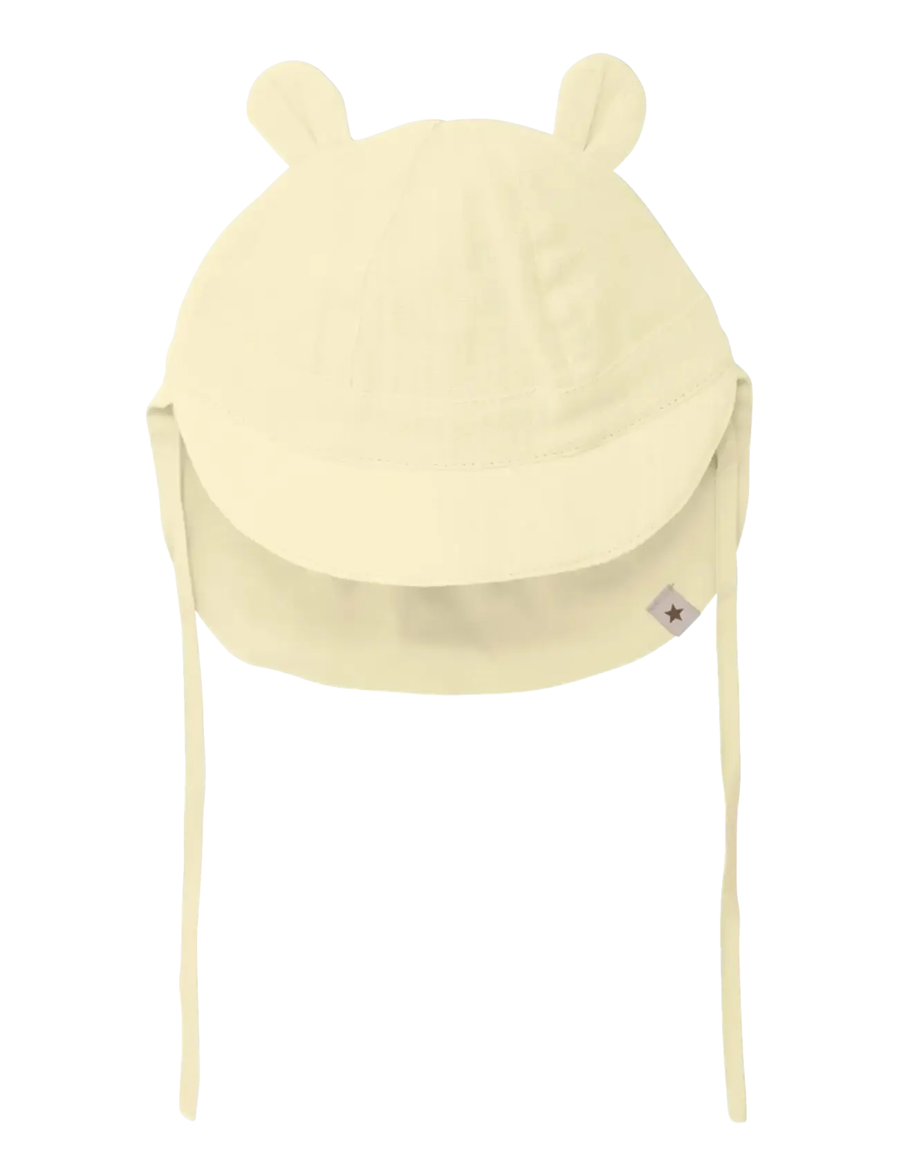 Huttelihut - Summer Hat Ears Muslin - sun hats - double cream - 1