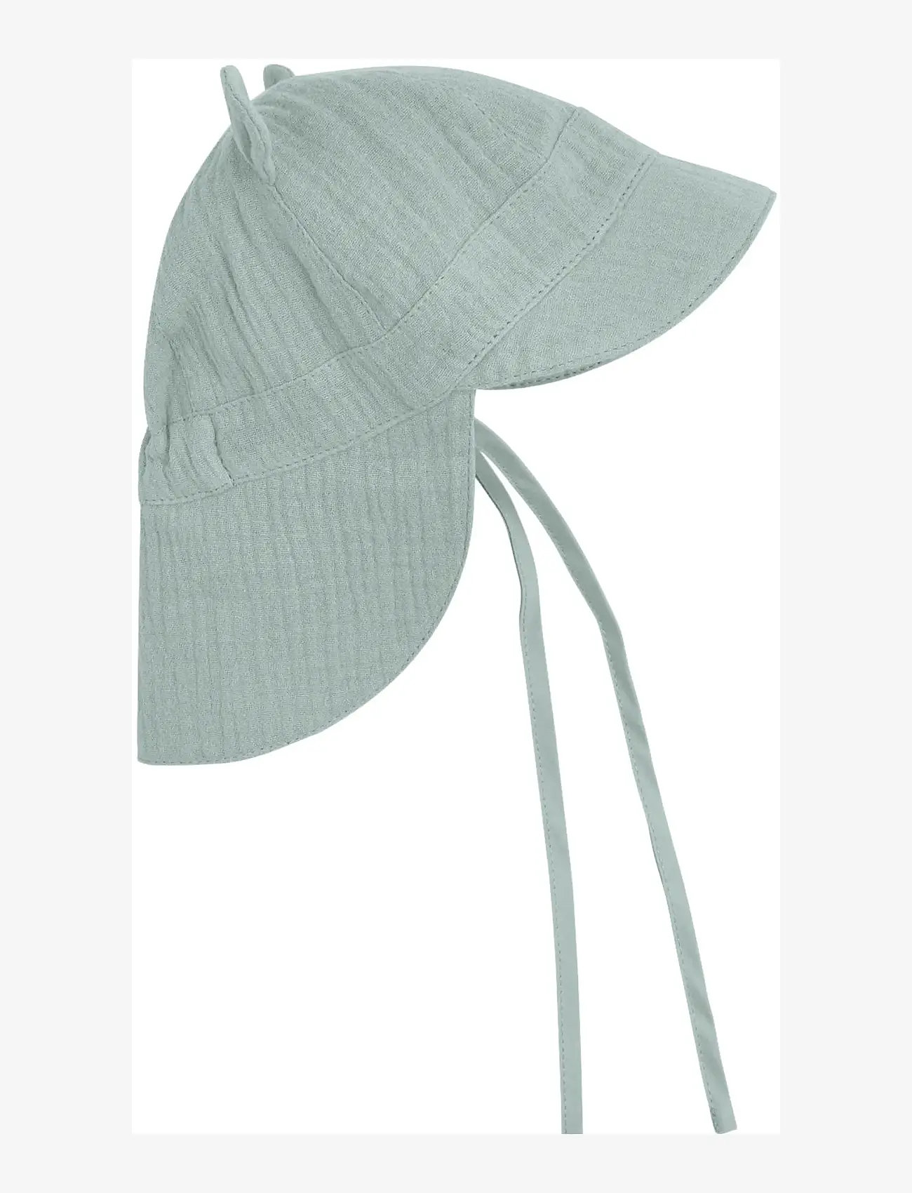 Huttelihut - Summer Hat Ears Muslin - solhatte - gray mist - 0