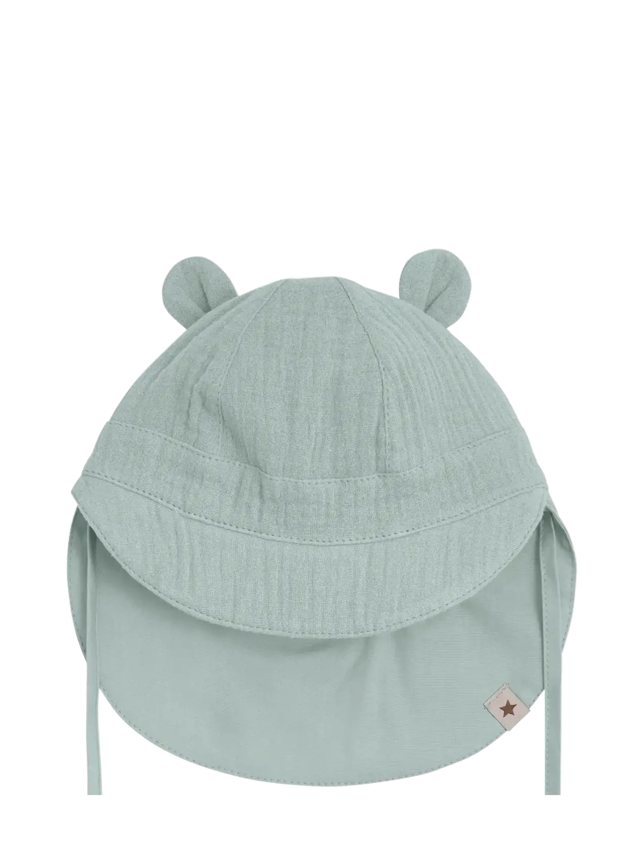 Huttelihut - Summer Hat Ears Muslin - sun hats - gray mist - 1
