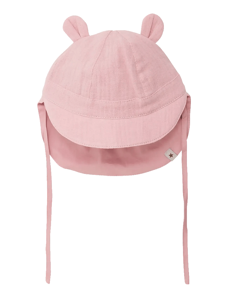 Huttelihut - Summer Hat Ears Muslin - solhatte - pale mauve - 2