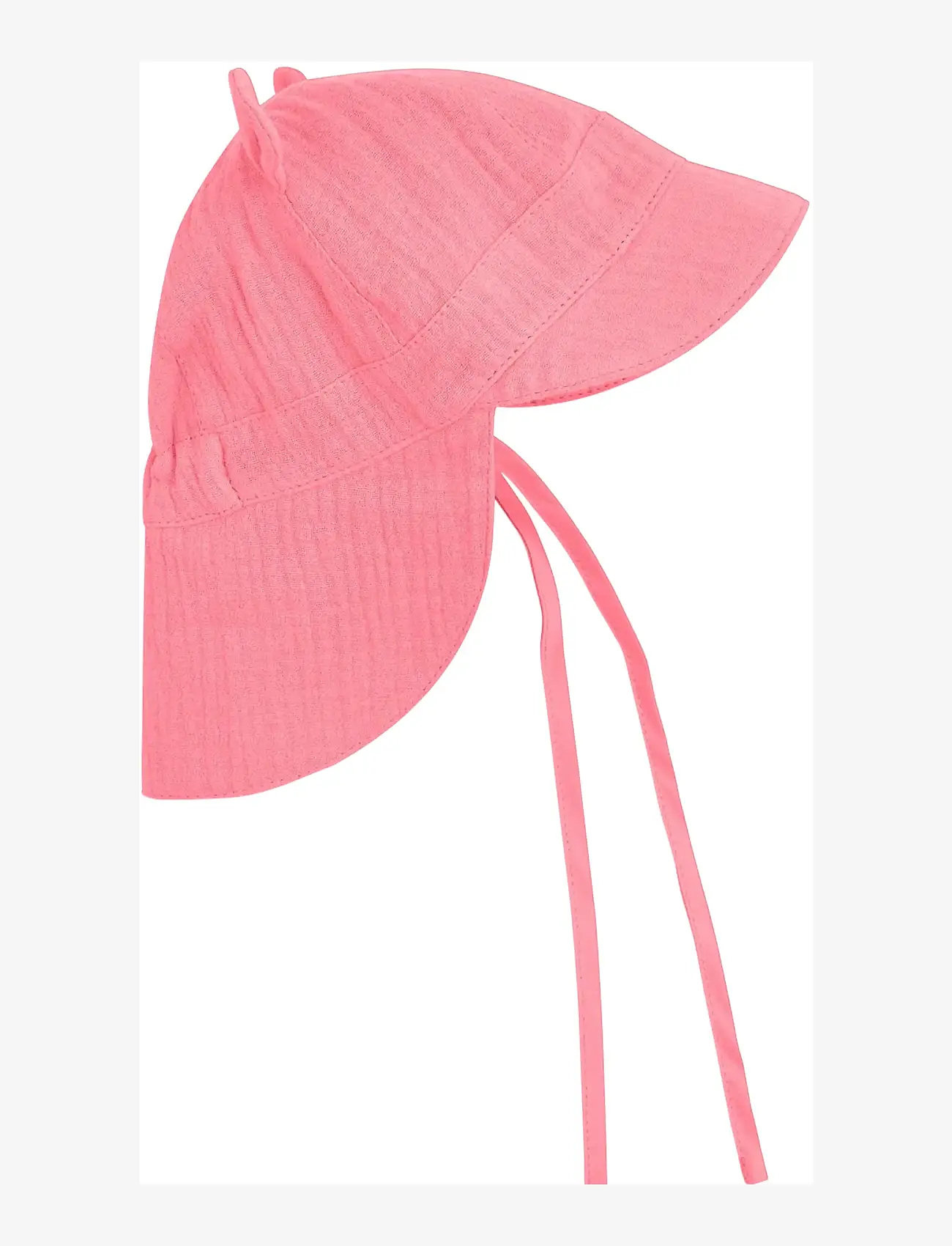 Huttelihut - Summer Hat Ears Muslin - solhatte - plumeria - 0