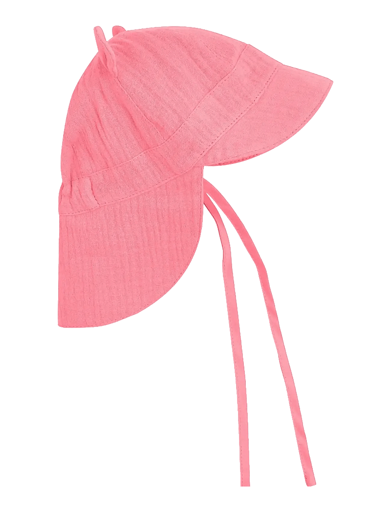 Huttelihut - Summer Hat Ears Muslin - solhatte - plumeria - 0