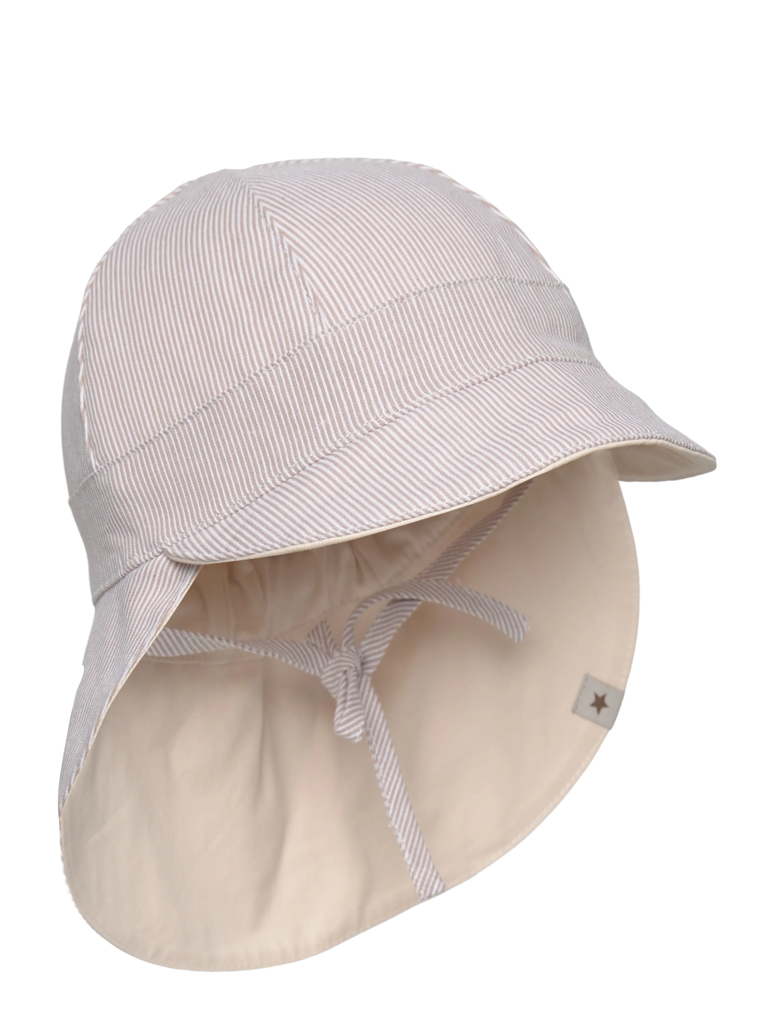 Huttelihut Sun Hat Stripe - UPF 50+ - Huttelihut - WHITE PEPPER / cream