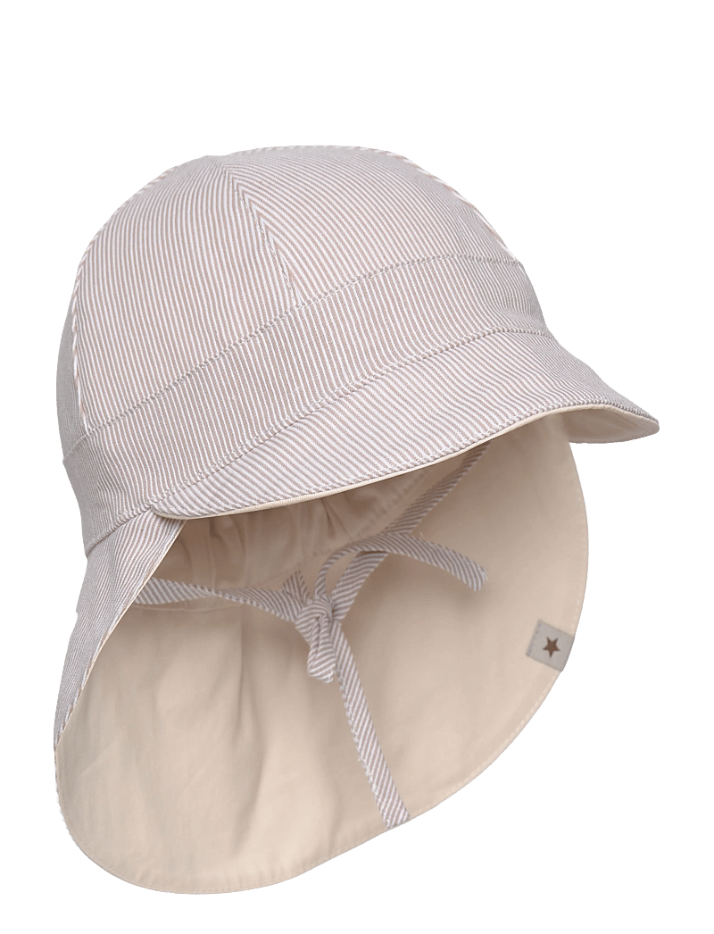 Huttelihut - Sun Hat Stripe - UPF 50+ - päikesemütsid - white pepper - 0