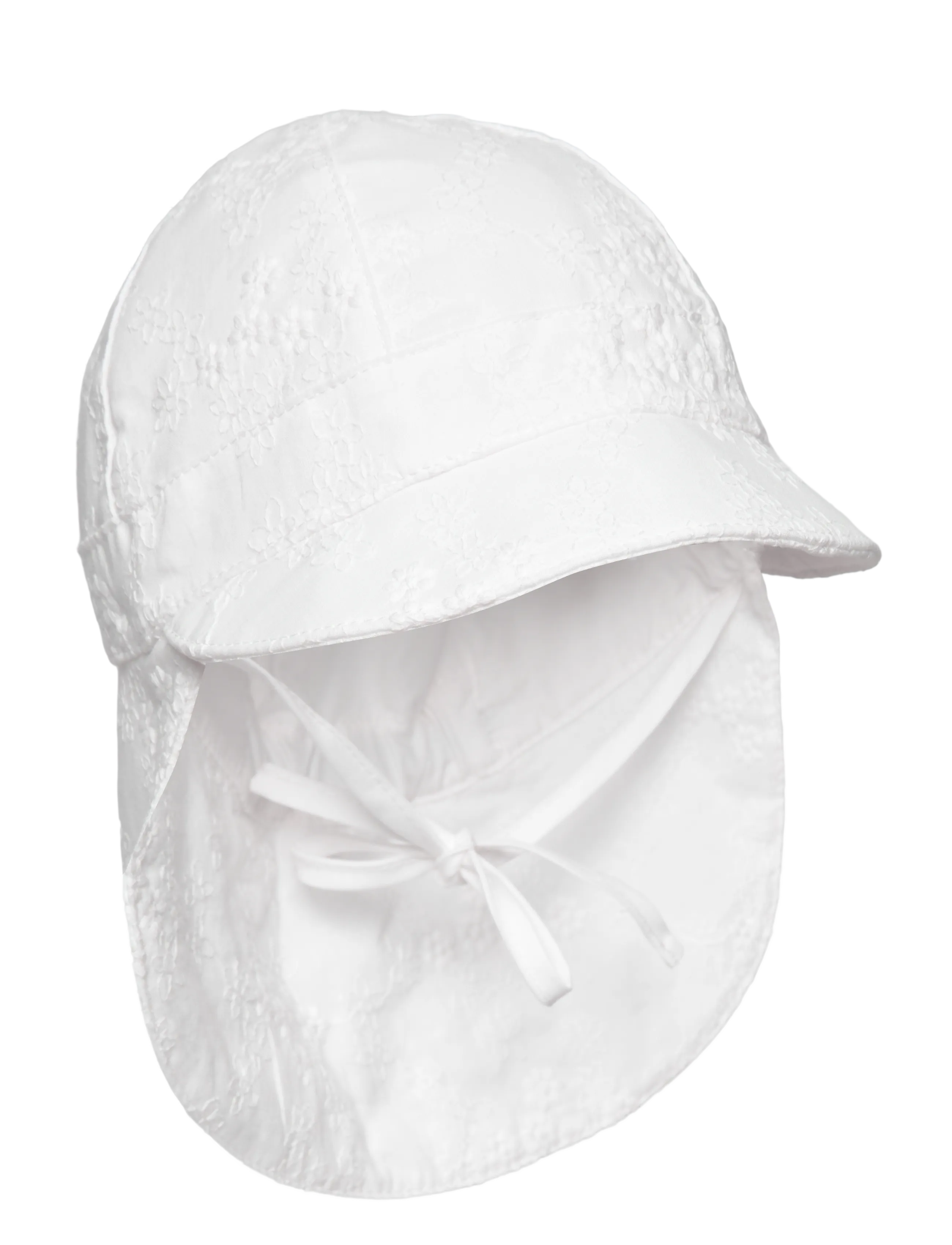 Huttelihut Summer Hat Embroidery, 12/24M, Hats, Weiß - Baby Kinder