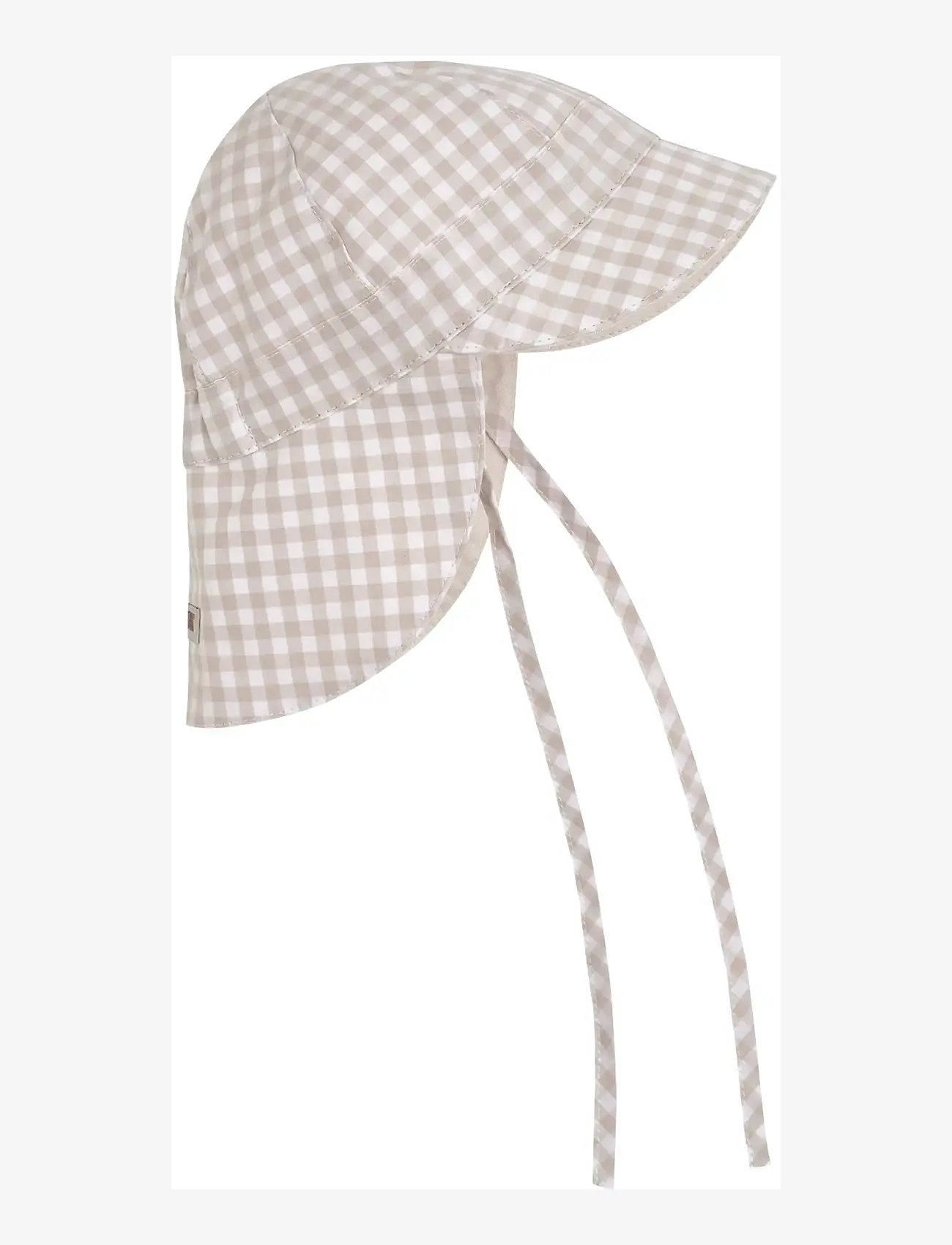 Huttelihut - Sun Hat Check - UPF 50+ - baby hats - white pepper - 1