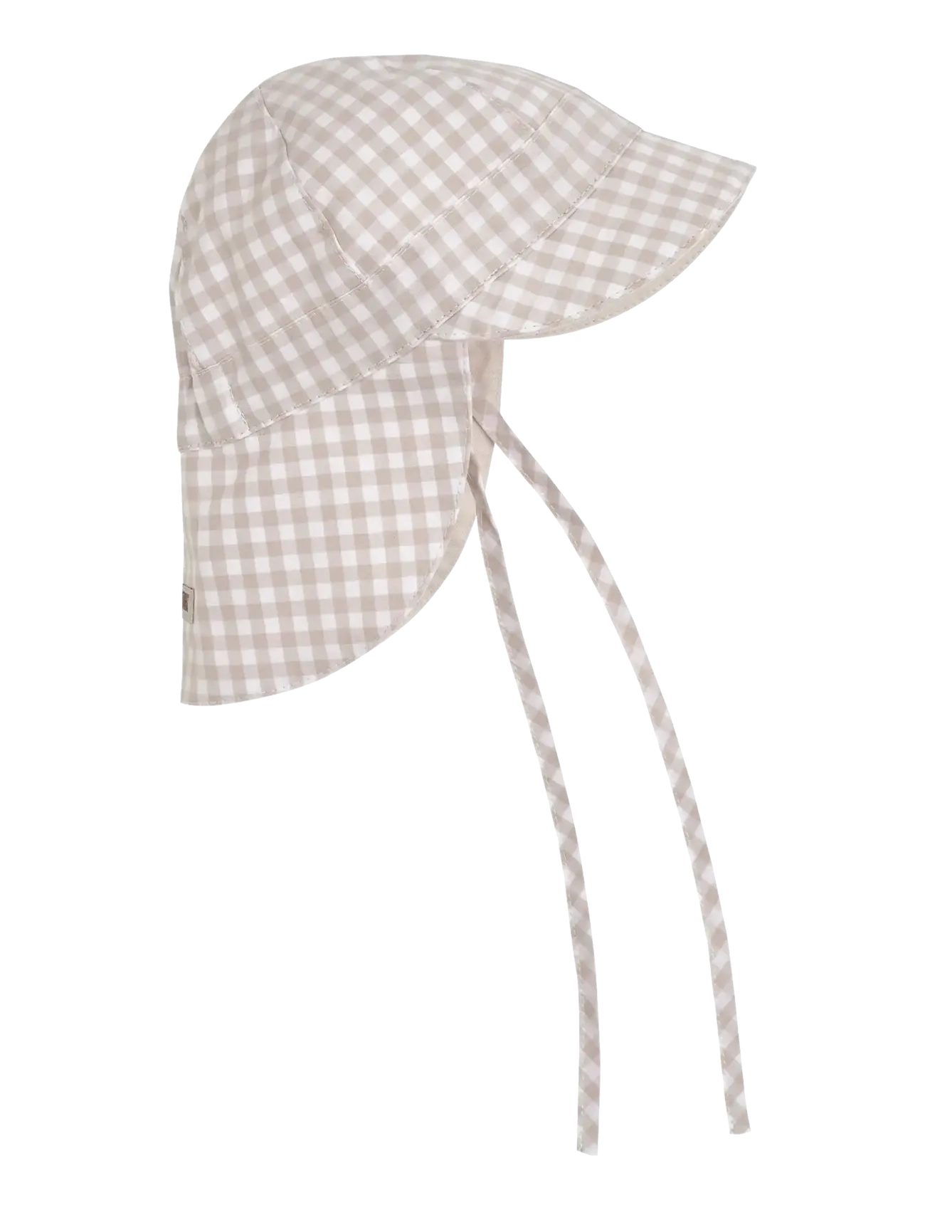 Huttelihut Sun Hat Check - UPF 50+ - Aksessuaarid - WHITE PEPPER / beige