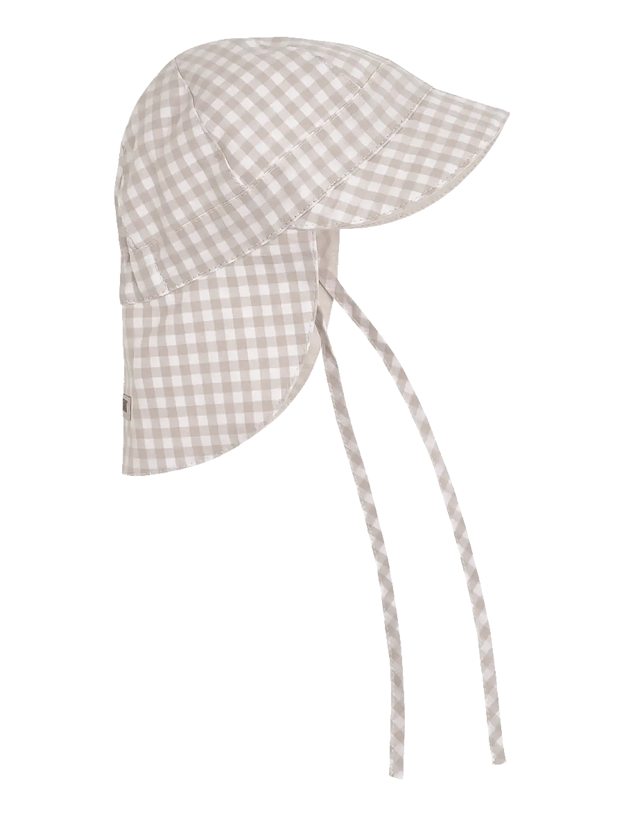 Huttelihut - Sun Hat Check - UPF 50+ - babymützen - white pepper - 1