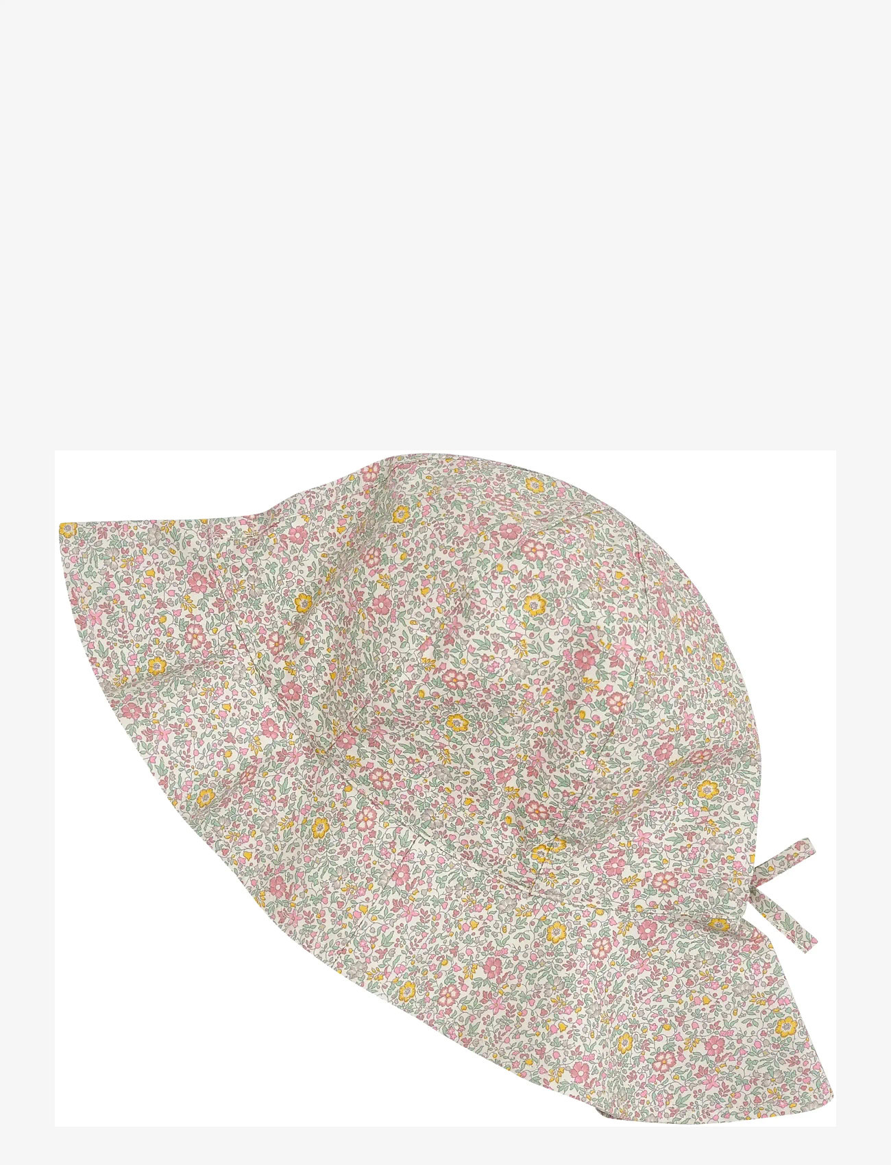 Huttelihut - Summer Hat in Liberty Fabric - solhatte - double cream - 1