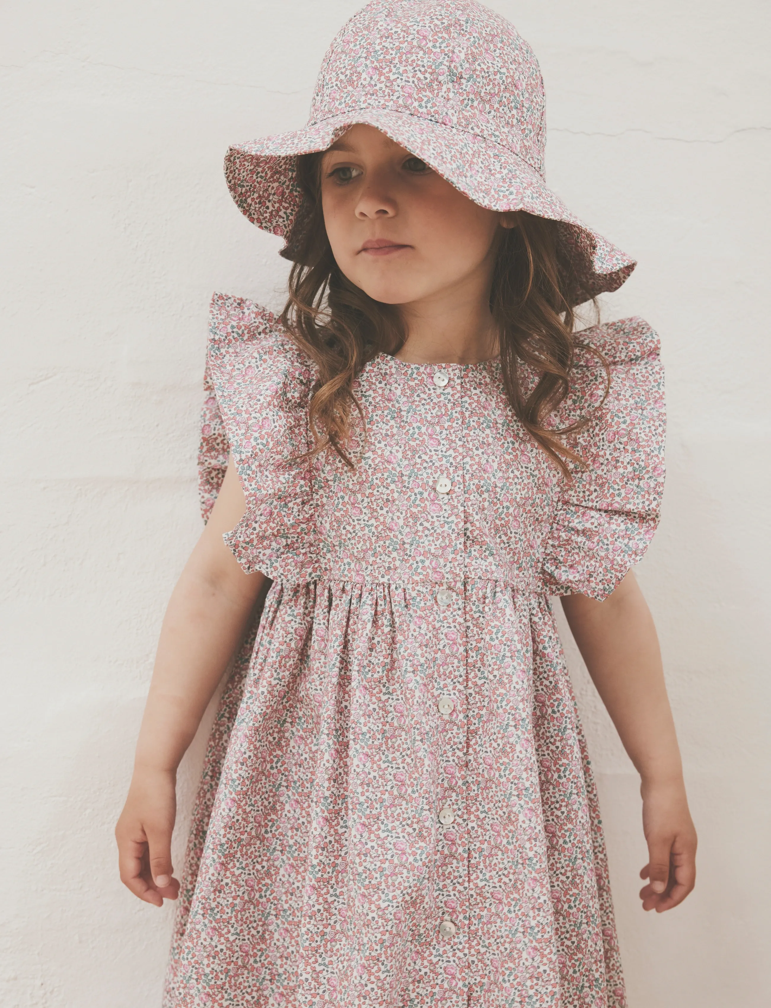 Huttelihut - Summer Hat in Liberty Fabric - sonnenhüte - plumeria - 4