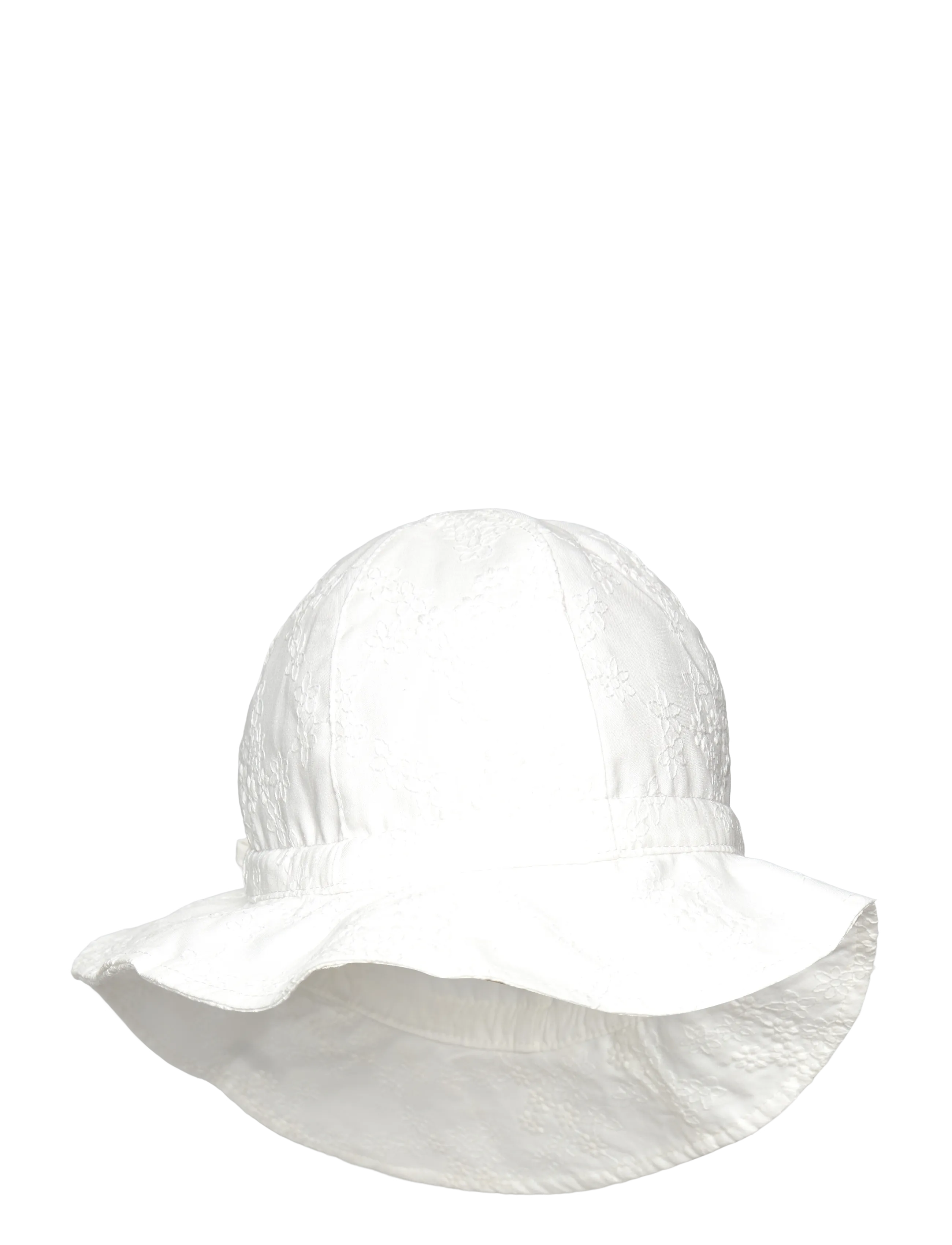 Huttelihut Summer Hat Embroidery, 4-6Y, Hats, Weiß - Baby Kinder