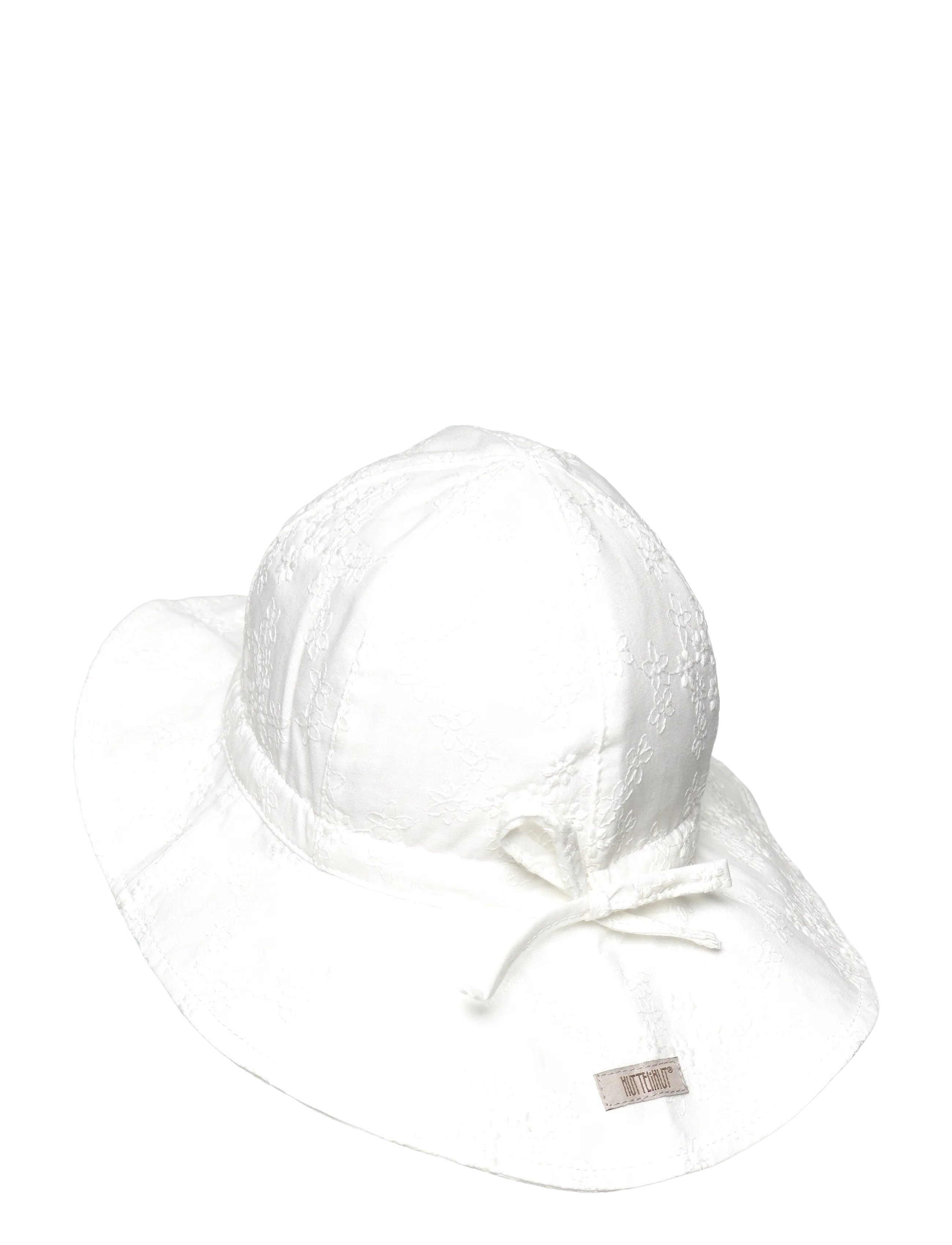 Huttelihut - Summer Hat Embroidery - zīdaiņu cepures - antique white - 1