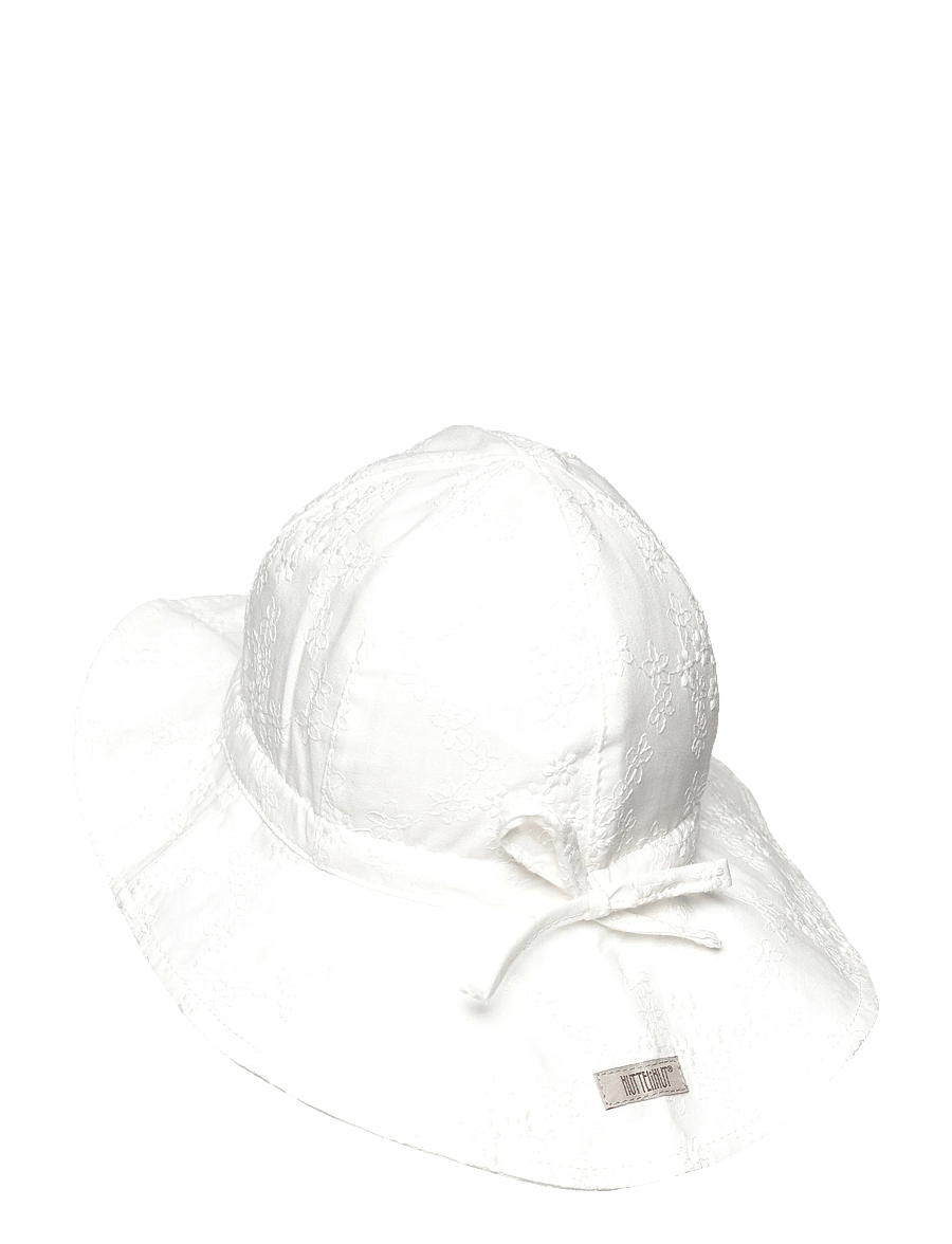 Huttelihut - Summer Hat Embroidery - zīdaiņu cepures - antique white - 1