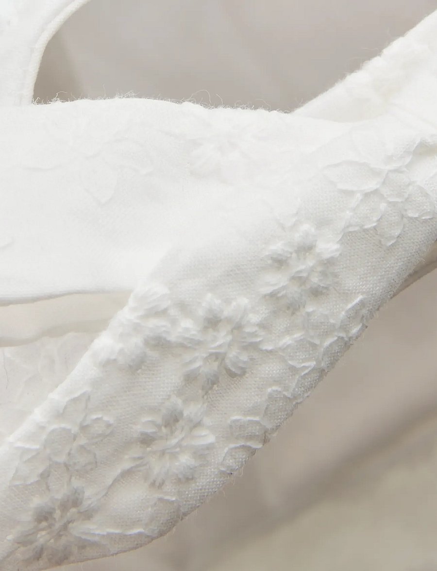 Huttelihut - Cap Embroidery - nokamütsid - antique white - 2