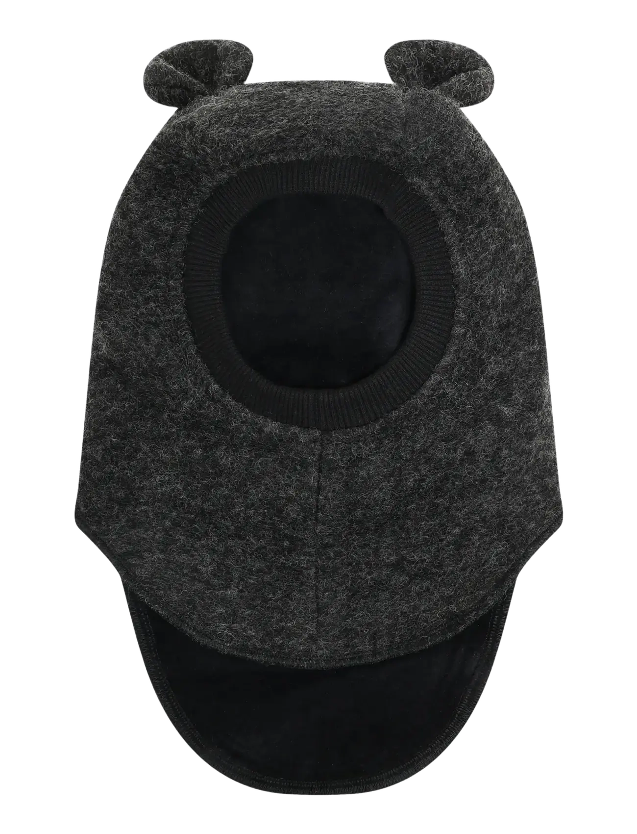 Huttelihut - Balaclava Ears Wool - vinteraccessoarer - dark grey melange - 1