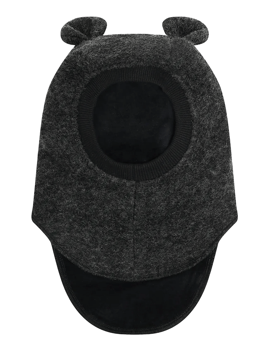 Huttelihut - Balaclava Ears Wool - vinteraccessoarer - dark grey melange - 1