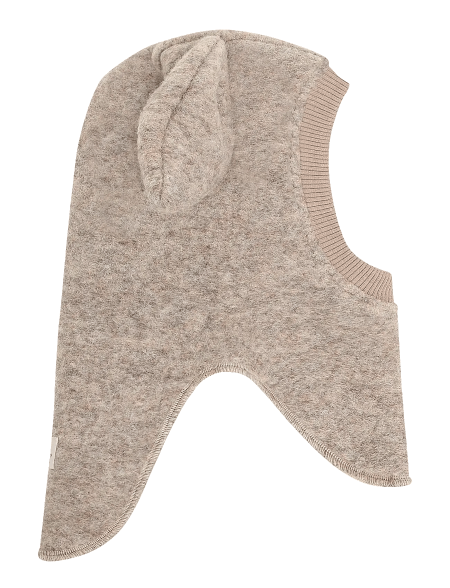 Huttelihut - Balaclava Ears Wool - vinteraccessoarer - camel melange - 0