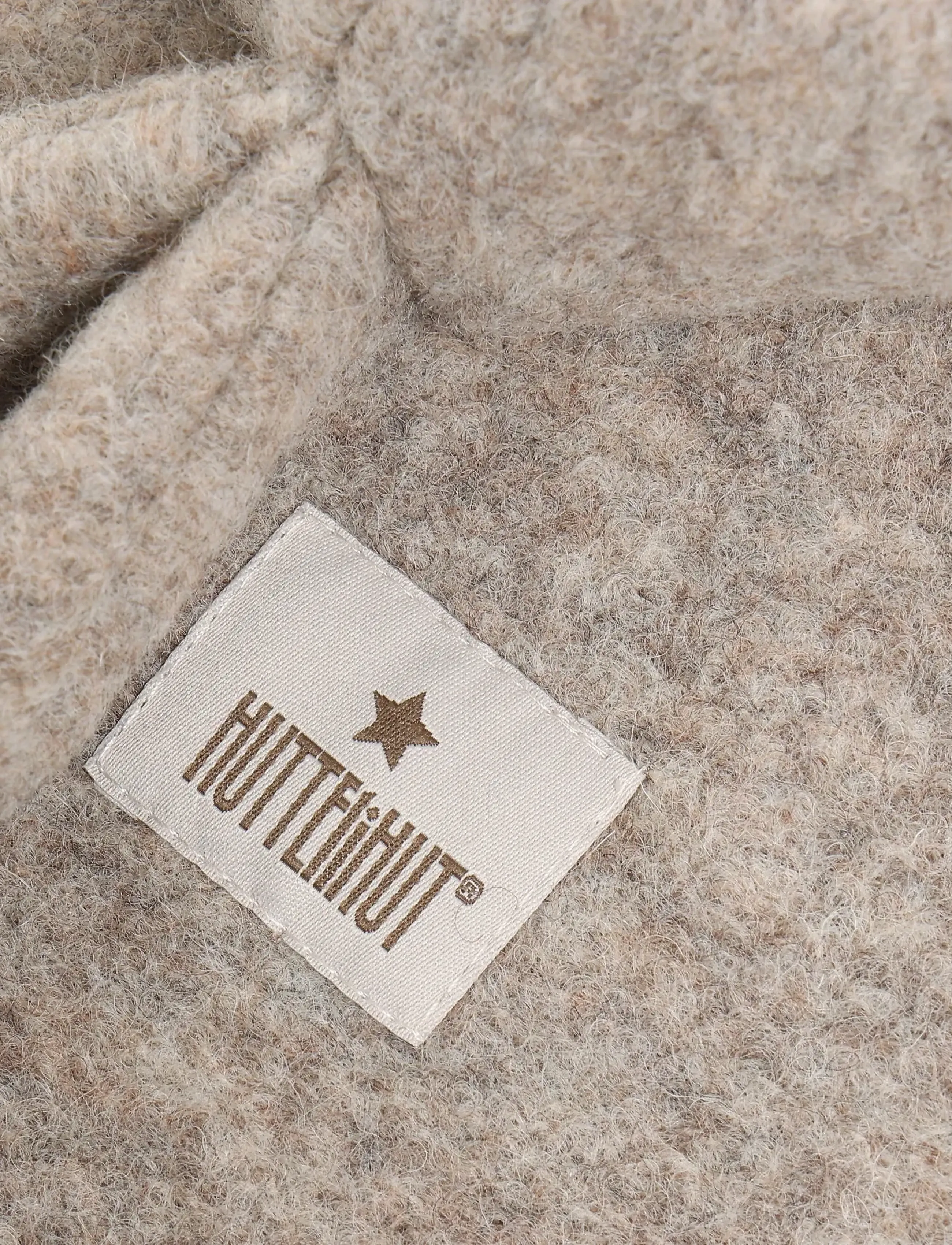 Huttelihut - Balaclava Ears Wool - vinteraccessoarer - camel melange - 2