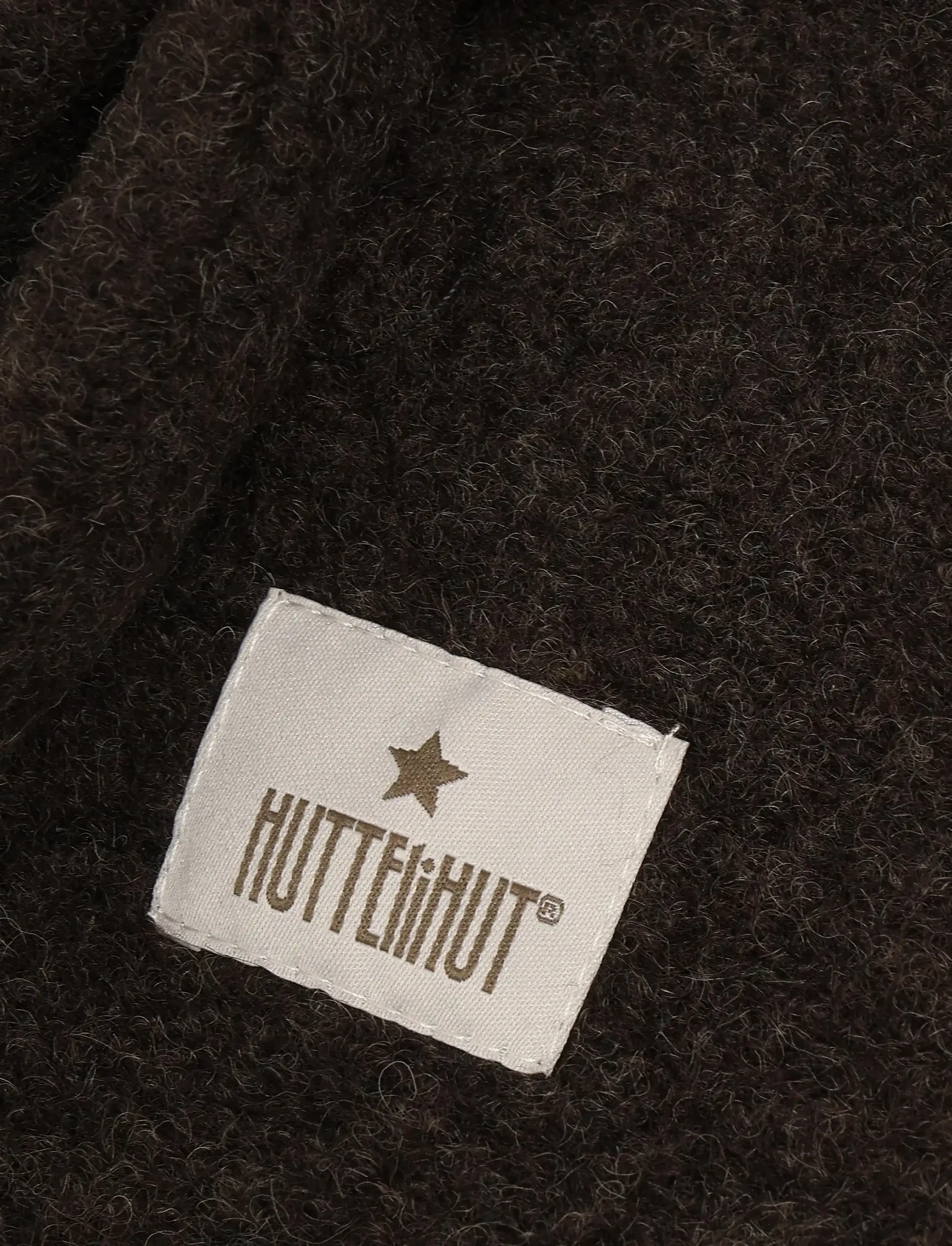 Huttelihut - Balaclava Ears Wool - vinteraccessoarer - dark brown melange - 2