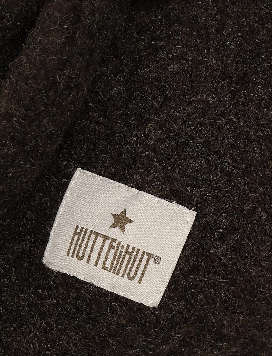 Huttelihut - Balaclava Ears Wool - vinteraccessoarer - dark brown melange - 2