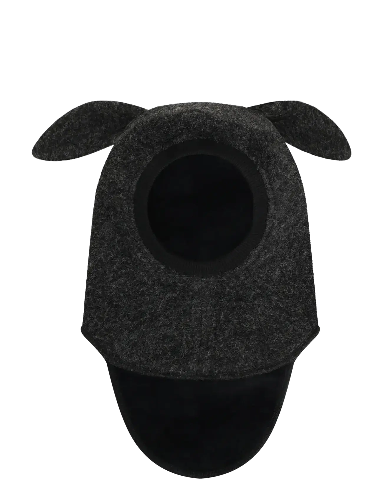 Huttelihut - Balaclava Ears Wool - vinteraccessoarer - dark grey melange - 1
