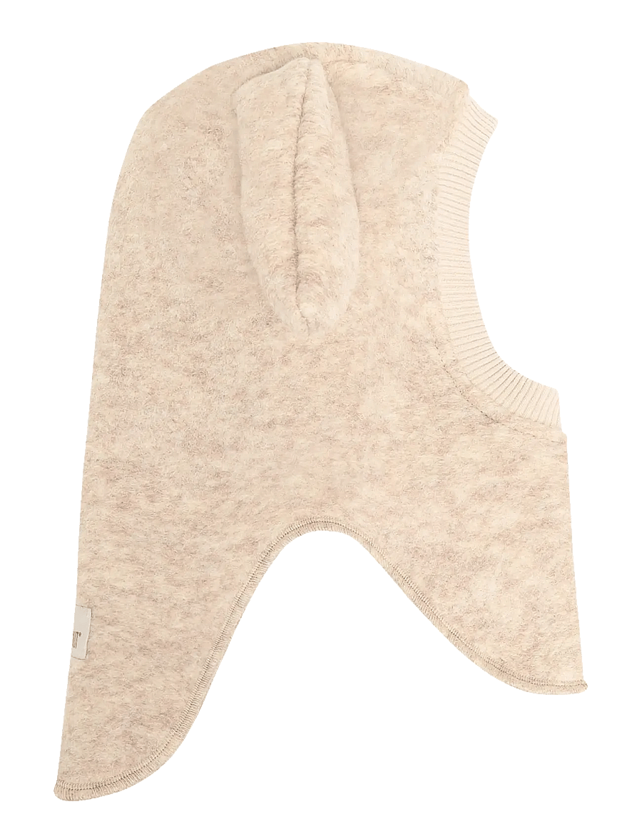 Huttelihut - Balaclava Ears Wool - vinteraccessoarer - sand melange - 0