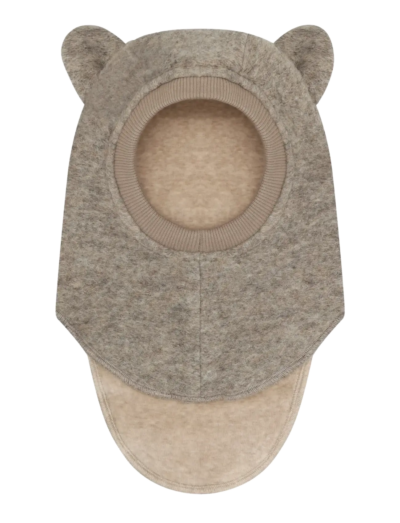 Huttelihut - Balaclava Ears Wool - vinteraccessoarer - camel melange - 1