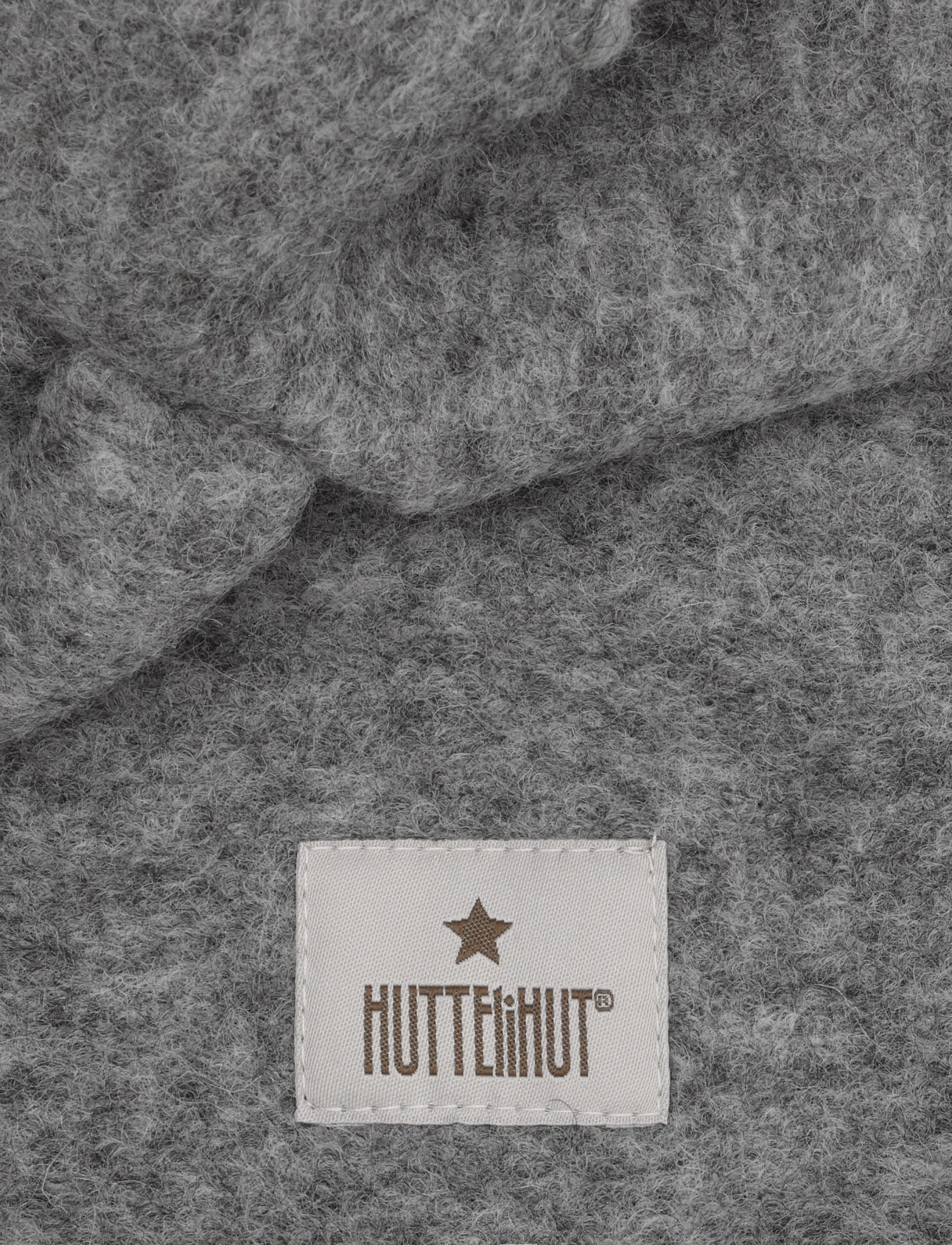 Huttelihut - Balaclava Ears Wool - accessoarer - medium grey melange - 2