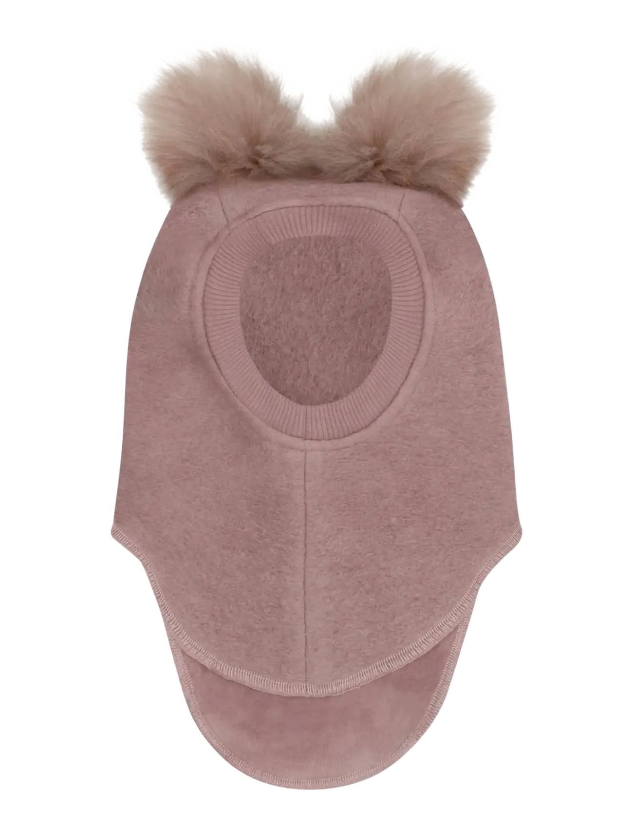 Huttelihut - Balaclava Wool Alpaca Pompoms - vinteraccessoarer - deauville mauve - 1
