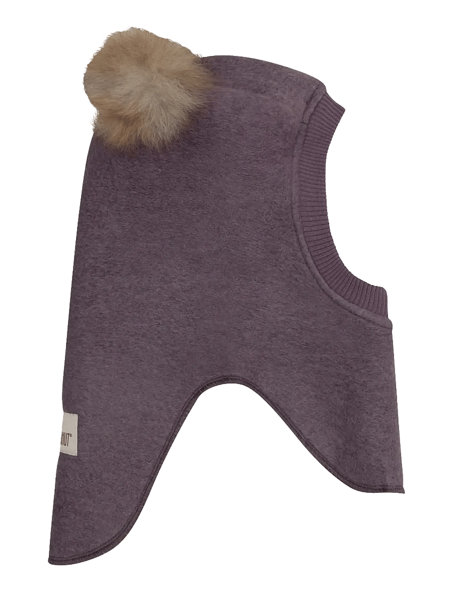 Huttelihut - Balaclava Wool Alpaca Pompoms - vinteraccessoarer - moonscape - 0