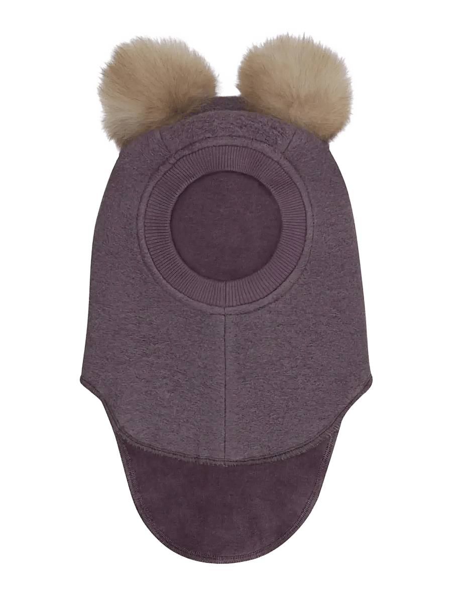 Huttelihut - Balaclava Wool Alpaca Pompoms - vinteraccessoarer - moonscape - 1